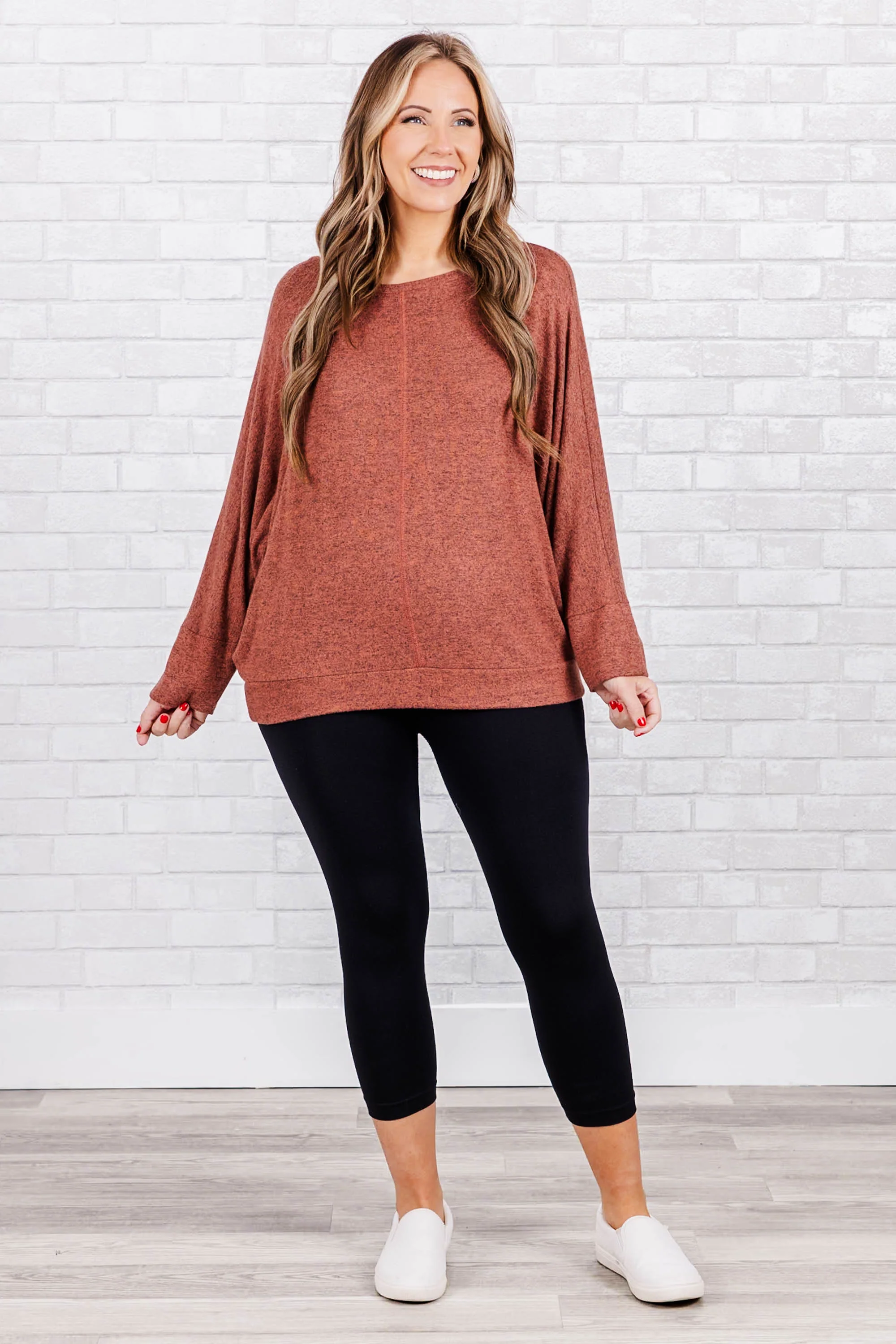 Serene Whispers Top, Clay - Weilaico