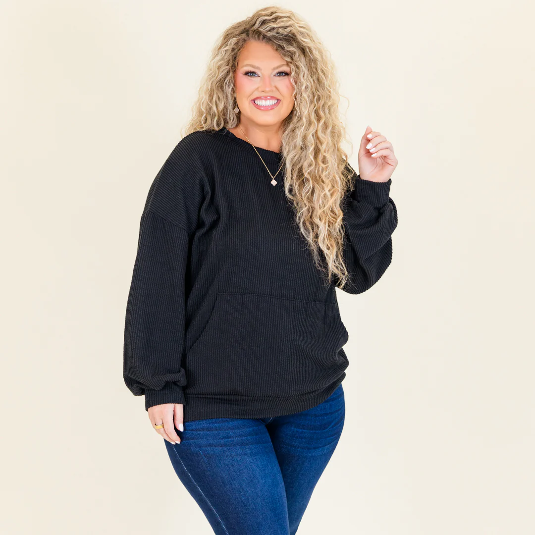 Fresh For You Top, Black - Weilaico