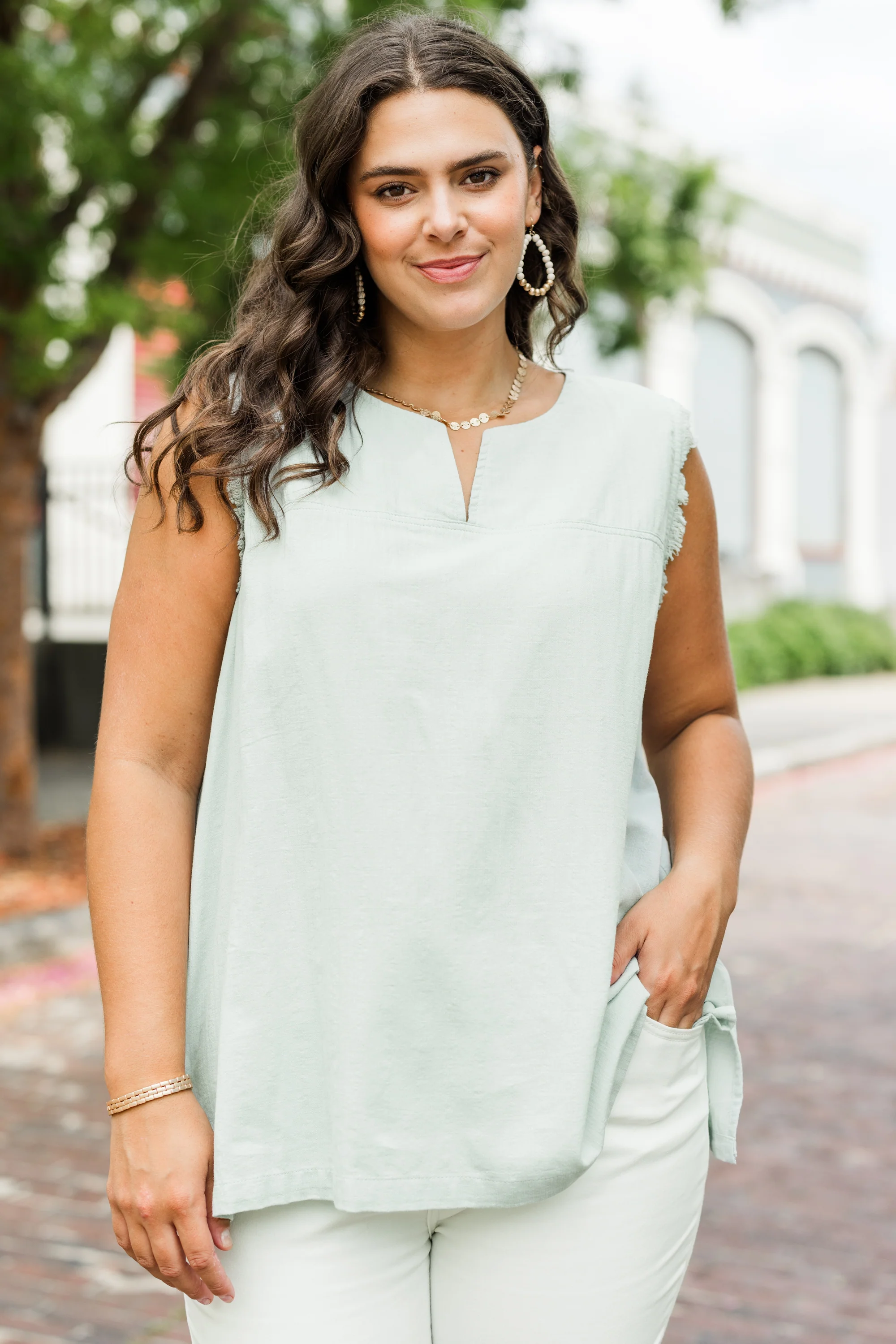 Miles Ahead Tank, Mint - Weilaico