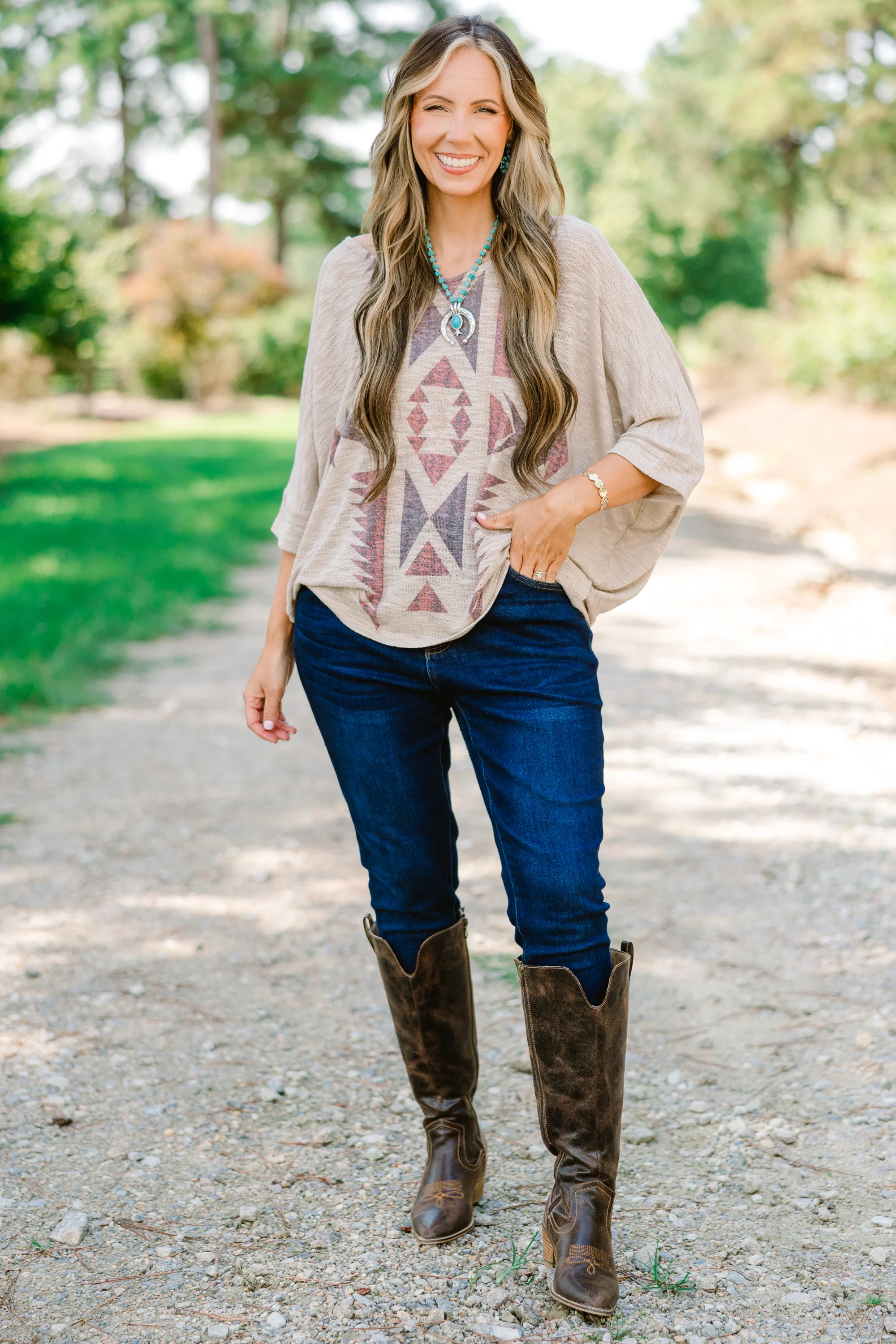 Dream I Can Dream Top, Khaki - Weilaico