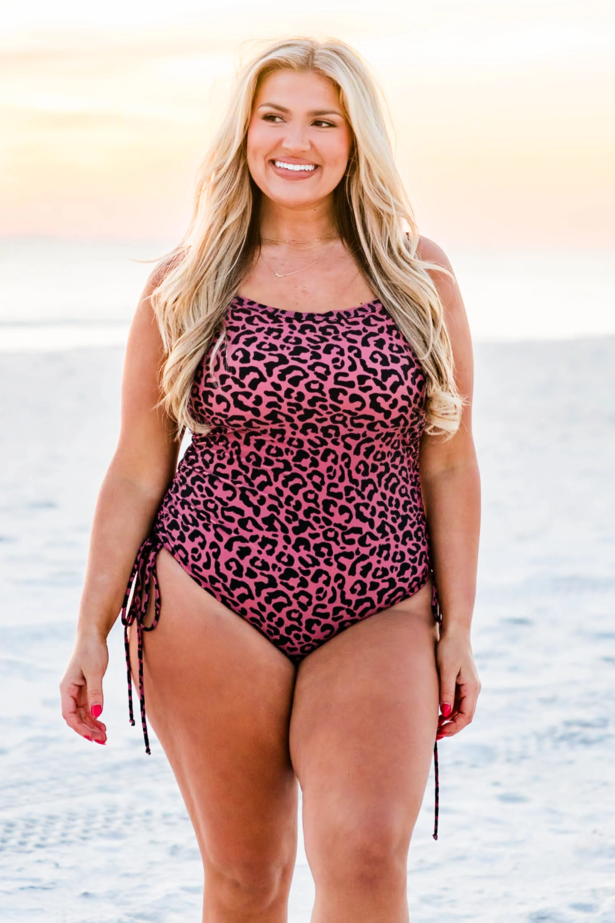 Salty But Sweet Swimsuit, Leopard - Weilaico