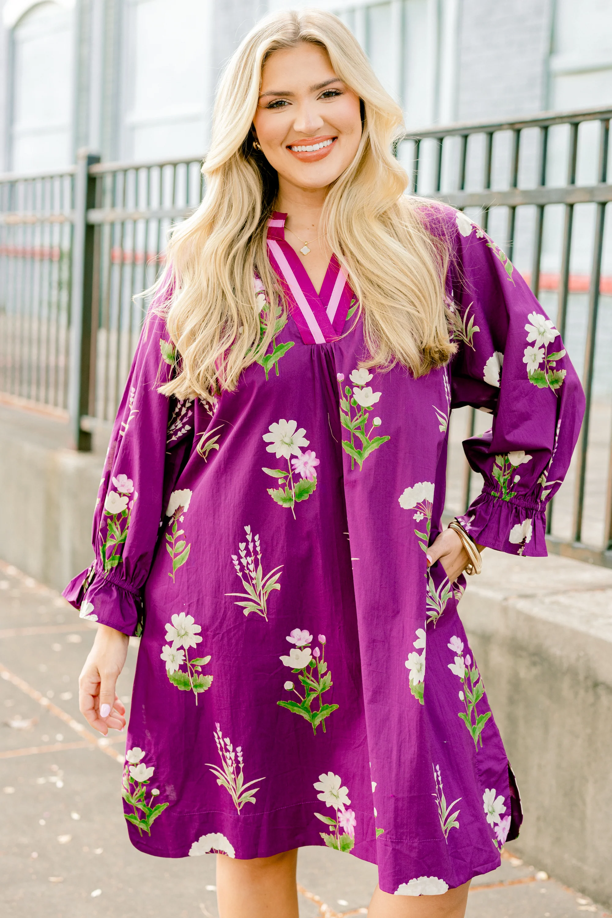 All To Yourself Dress, Plum - Weilaico