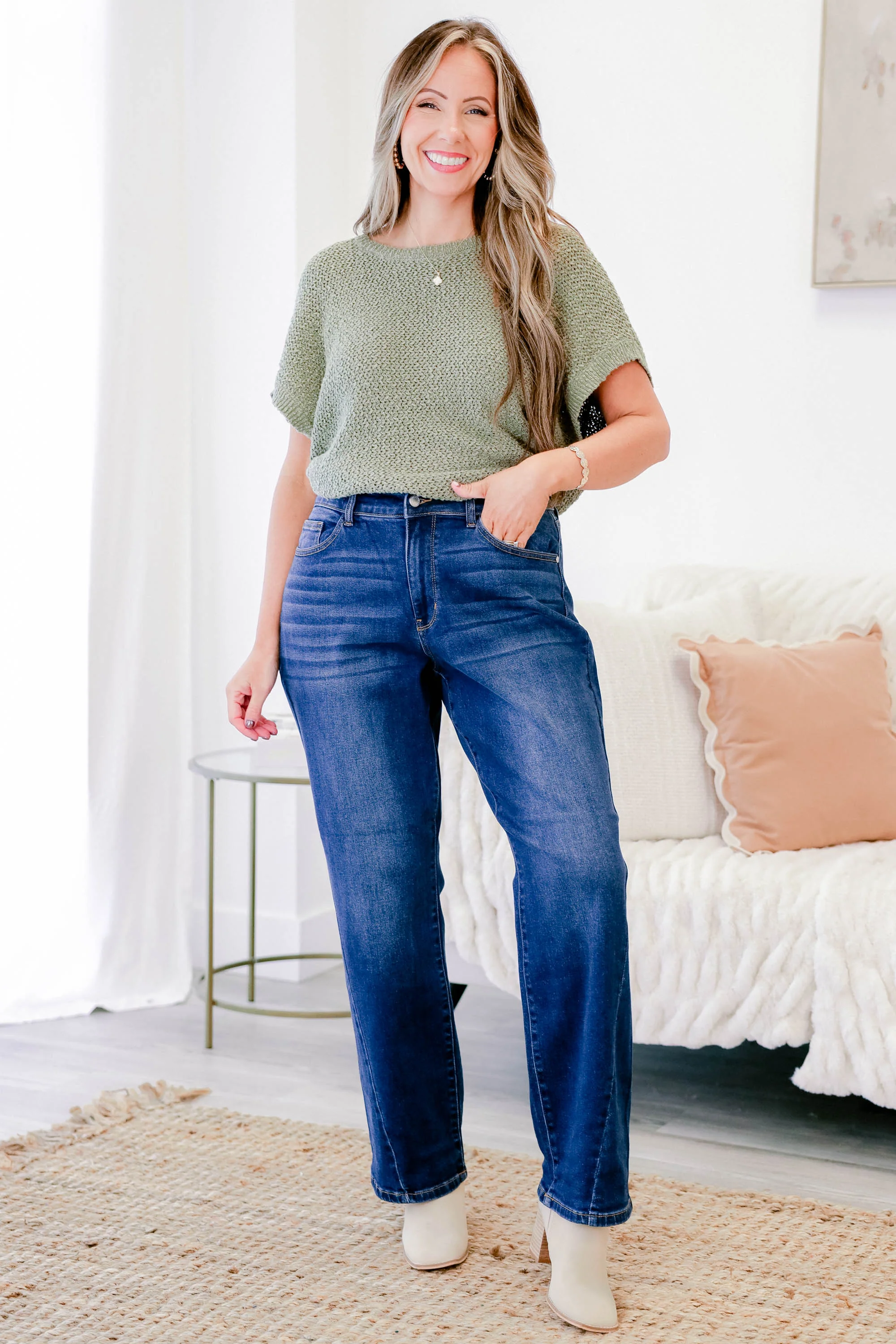 Judy Blue: Quick Decisions Jeans, Medium Wash - Weilaico