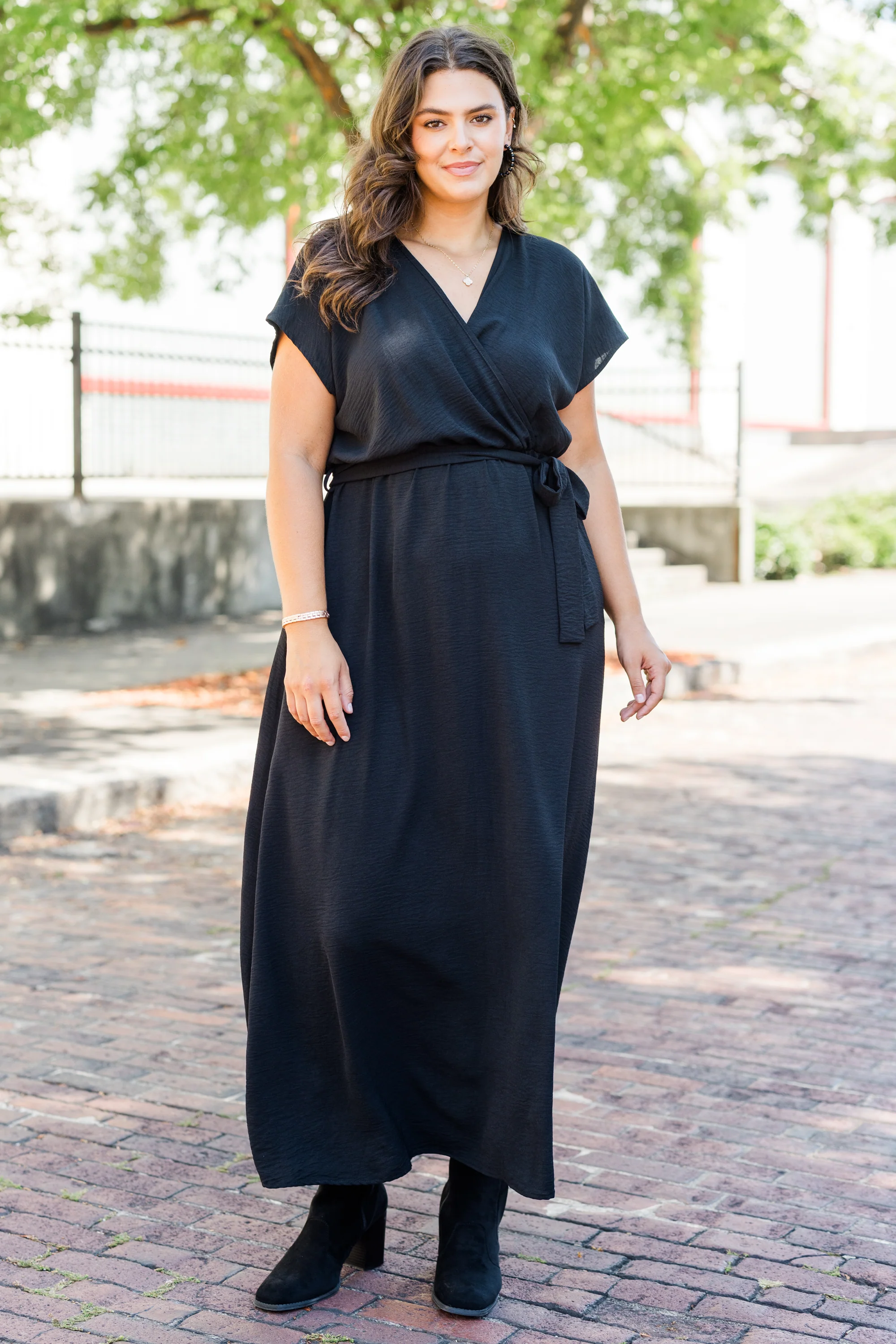 More Good Days Dress, Black - Weilaico