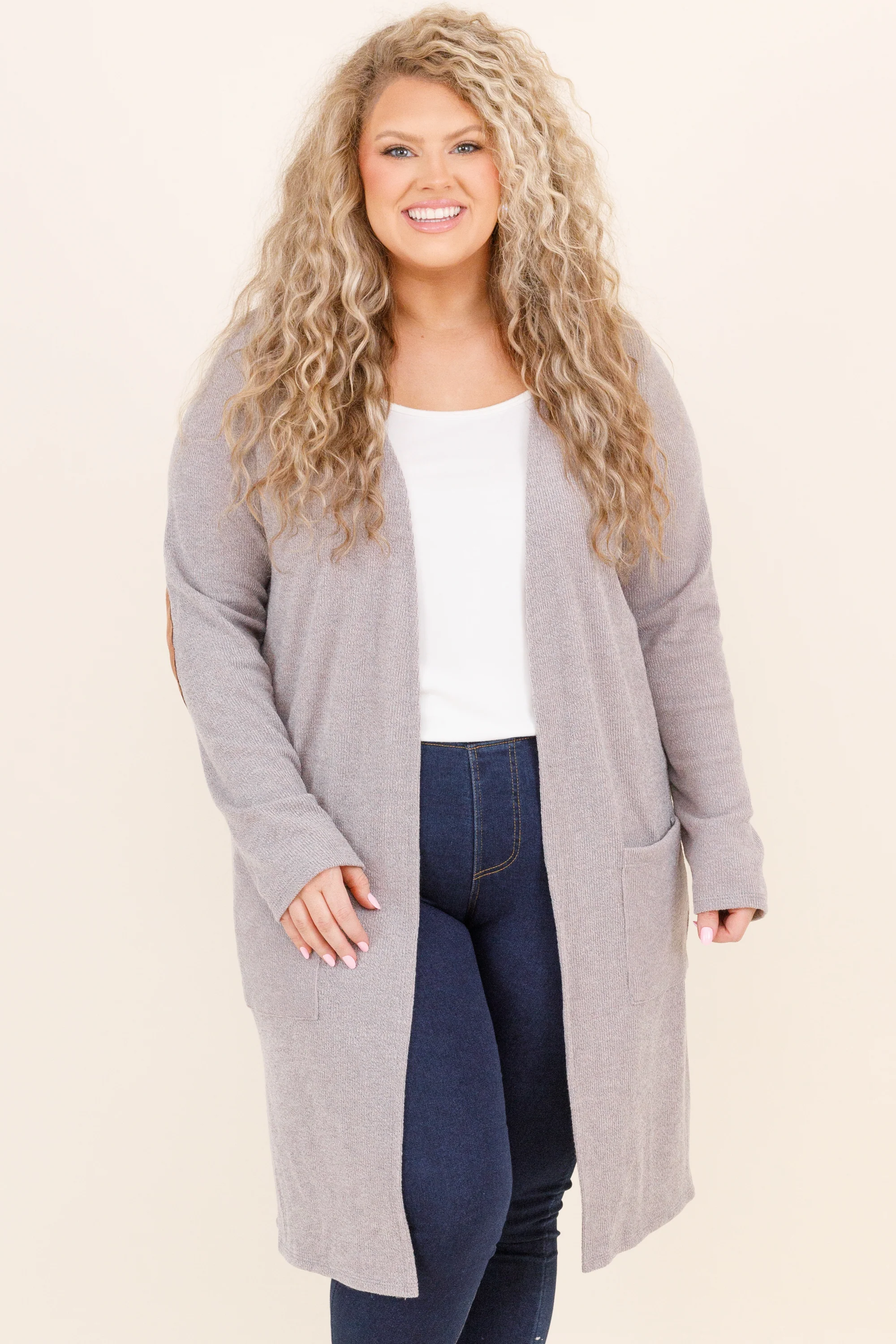 Cuddle Weather Cardigan, Grey - Weilaico