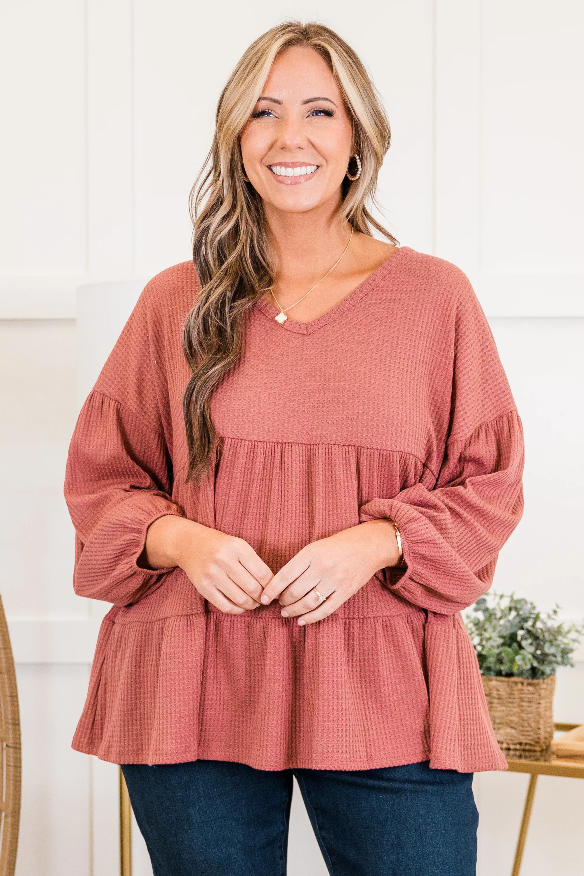 Good Signs Top, Mauve - Weilaico