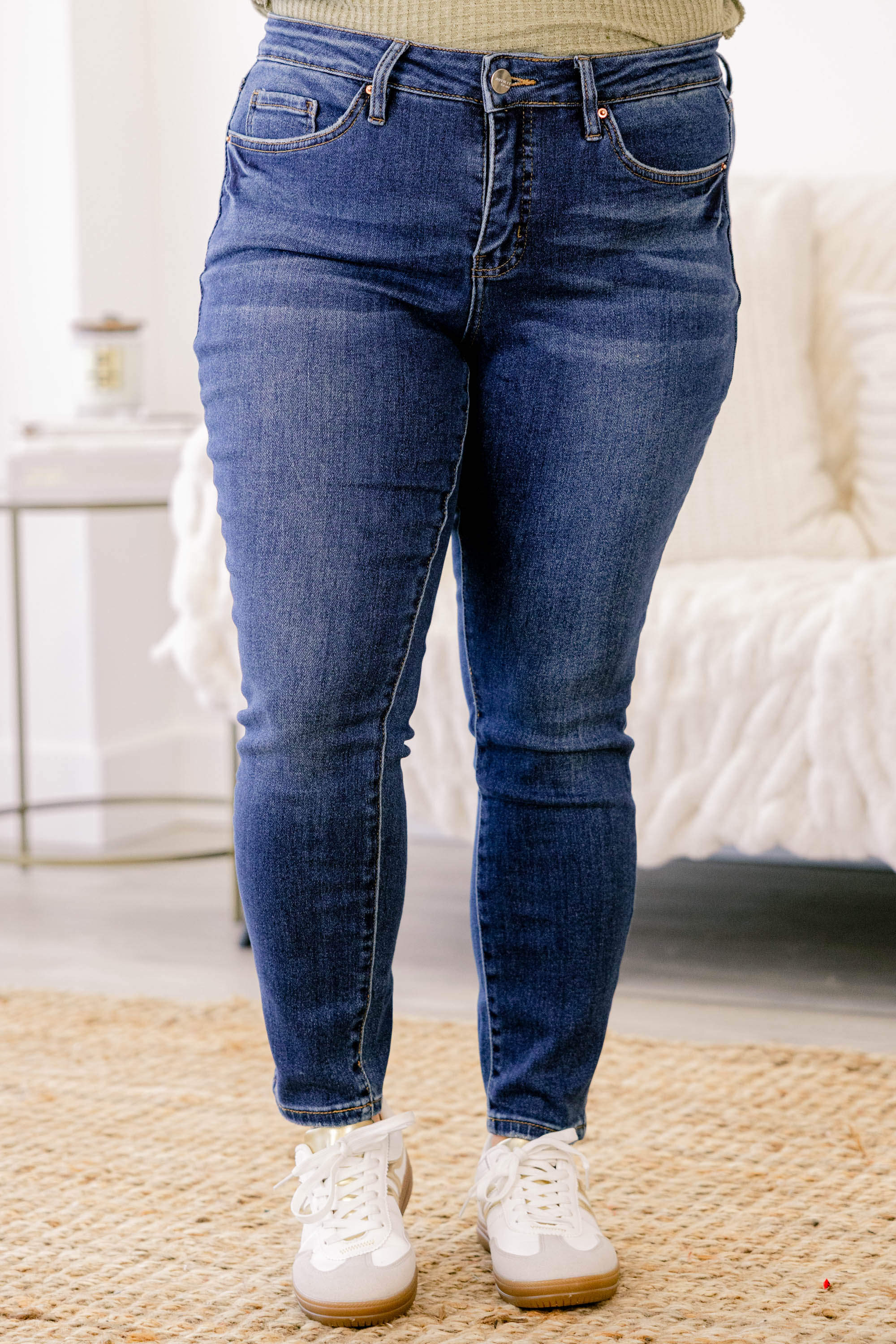 For The Best Skinny Jeans, Blue - Weilaico