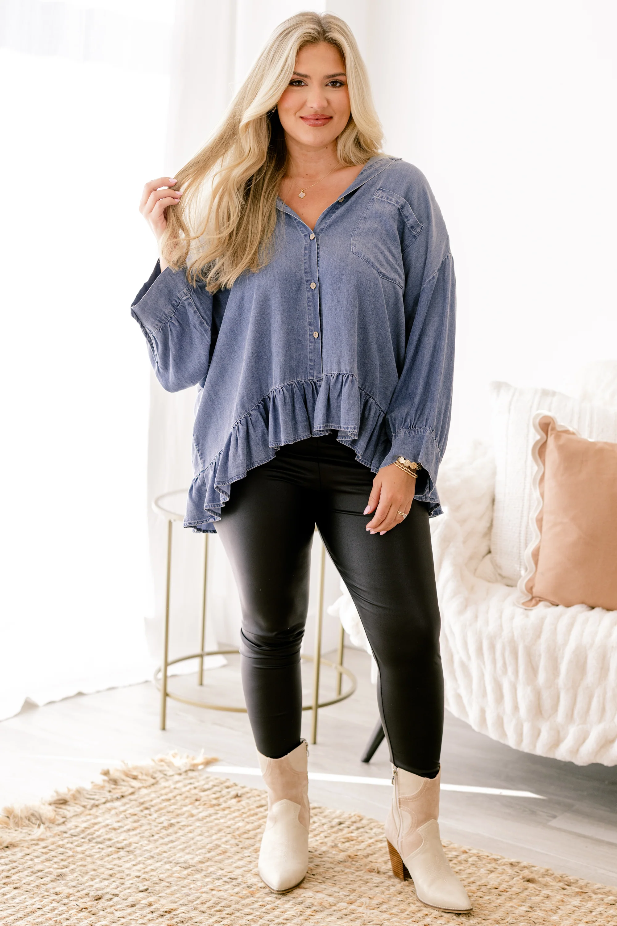 Wanna Dance All Night Leggings, Black - Weilaico