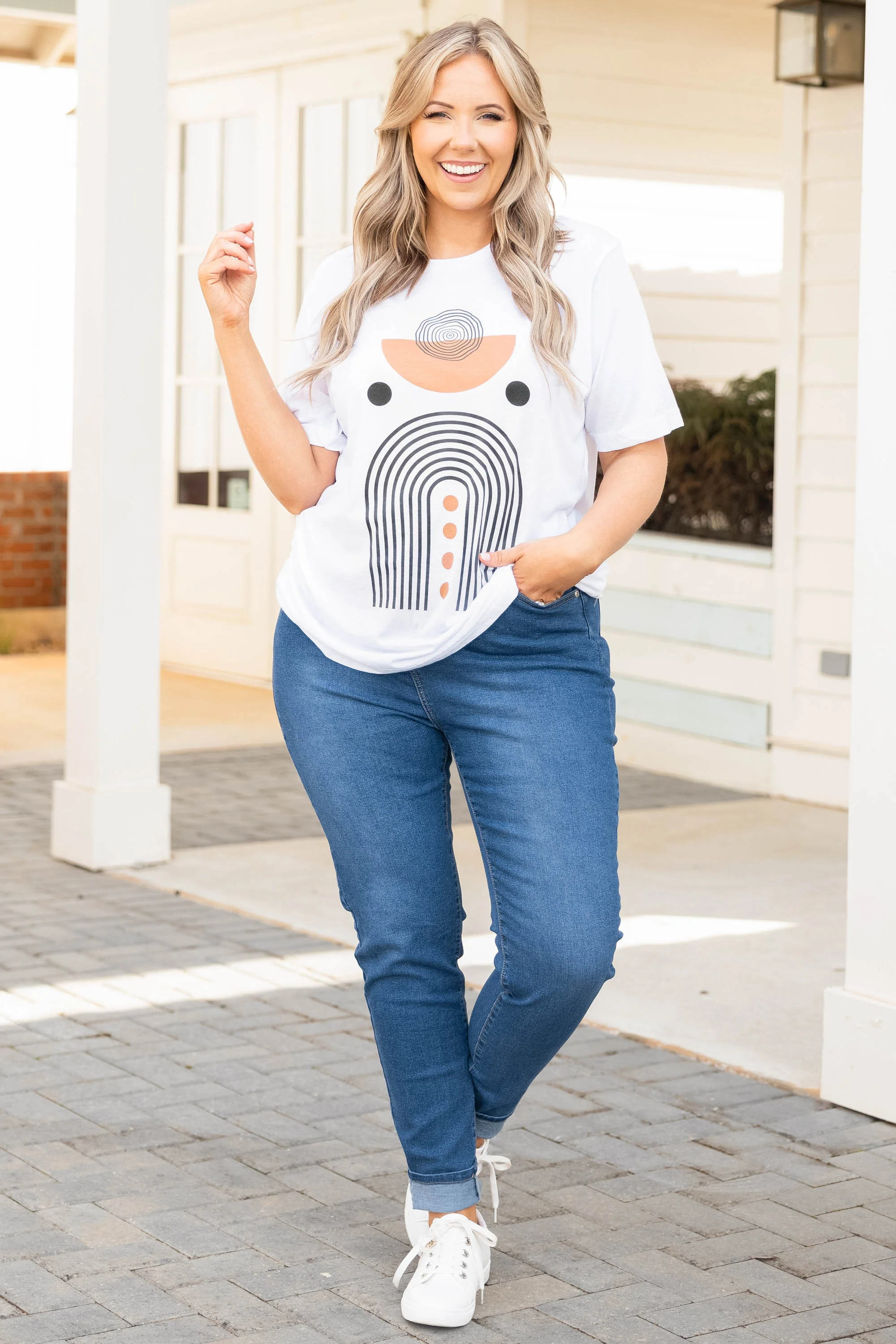 Making My Way To You Jeans, Medium Wash - Weilaico