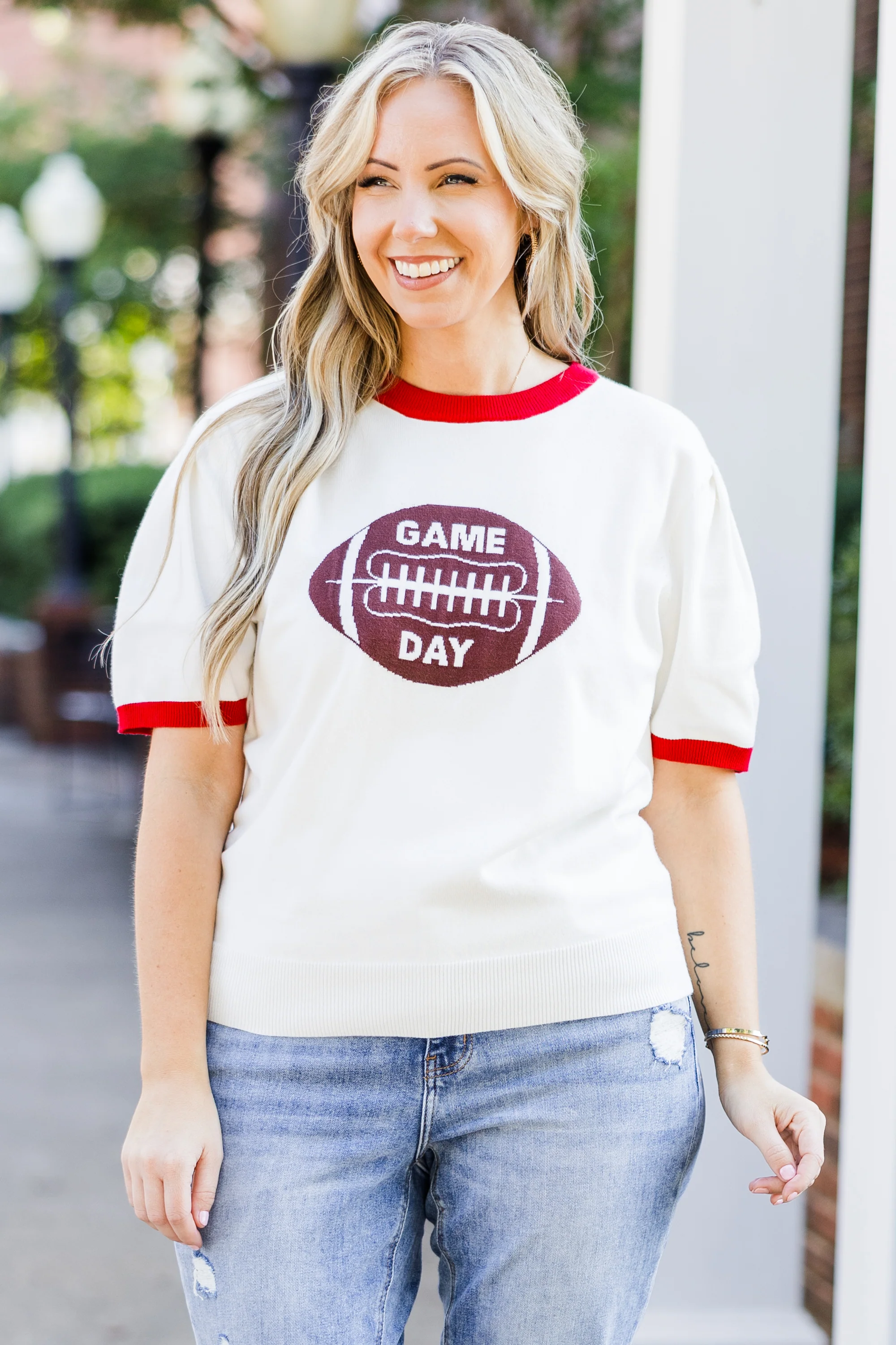 I Wear It With Pride Top, Red - Weilaico