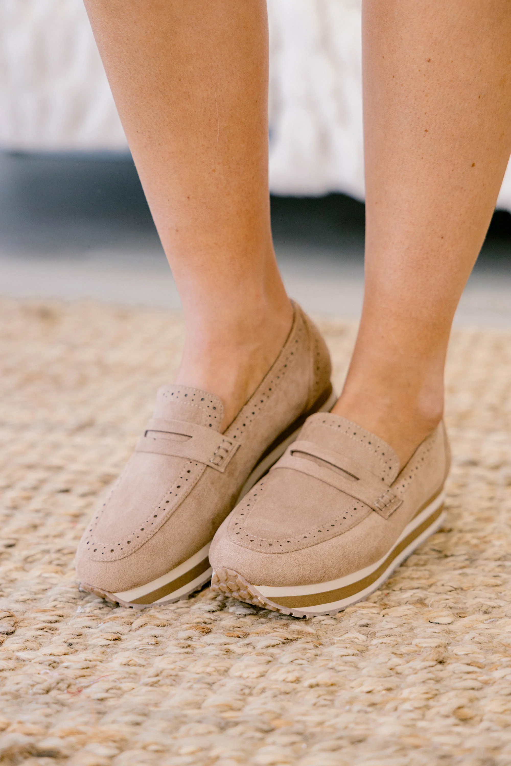 Met In The Fall Sneakers, Taupe - Weilaico