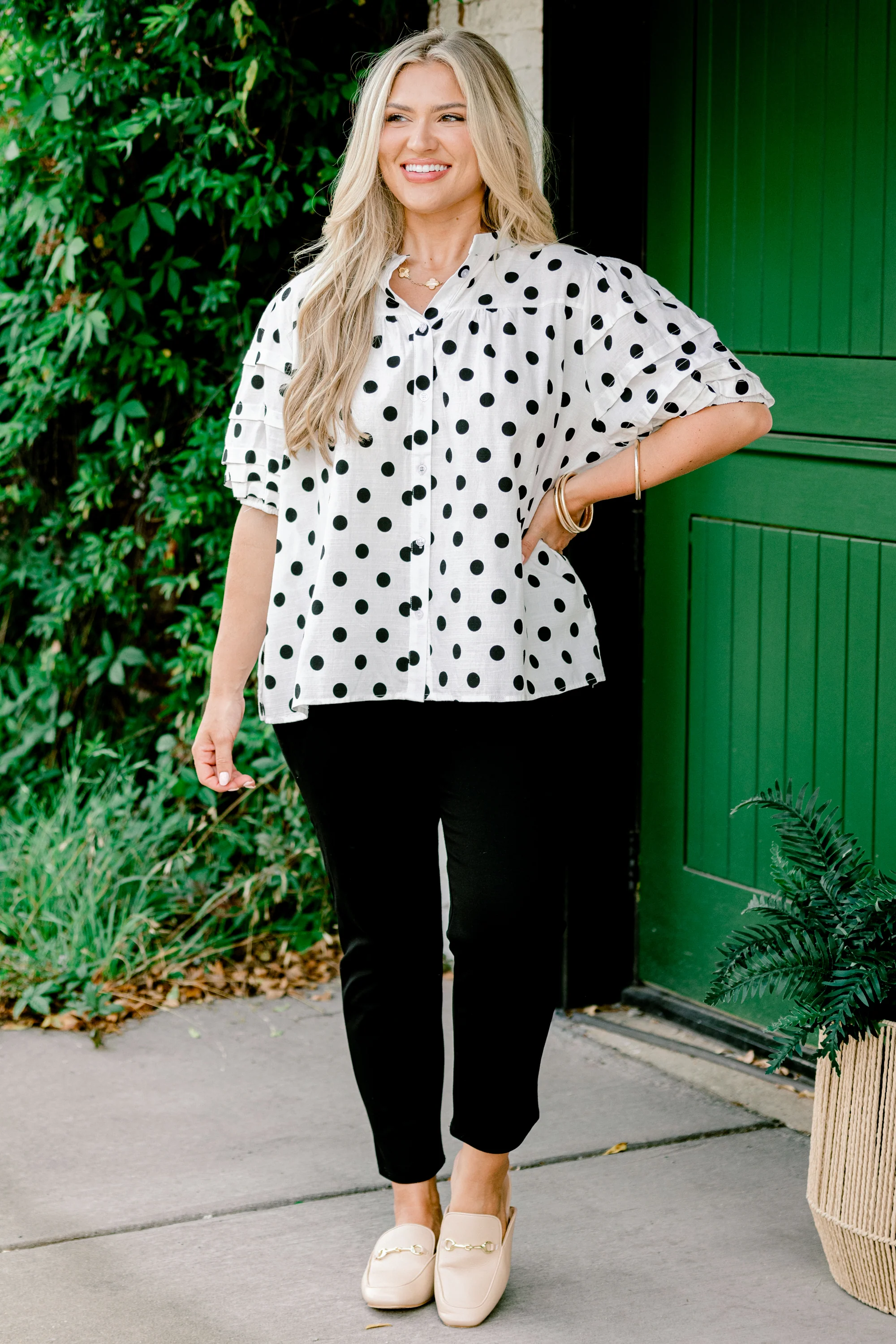 Each Detail Top, White - Weilaico