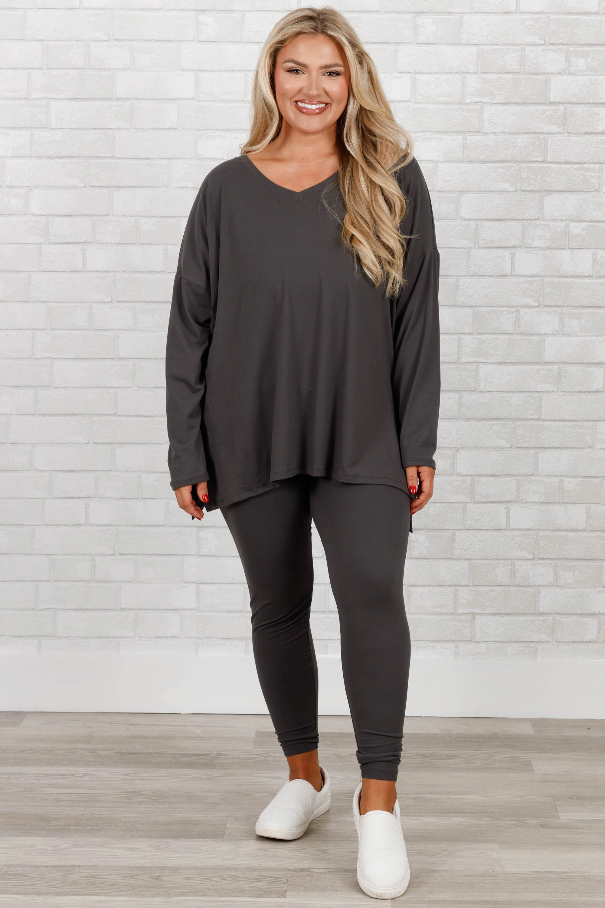 Happiness Because Of You Set, Ash Grey - Weilaico