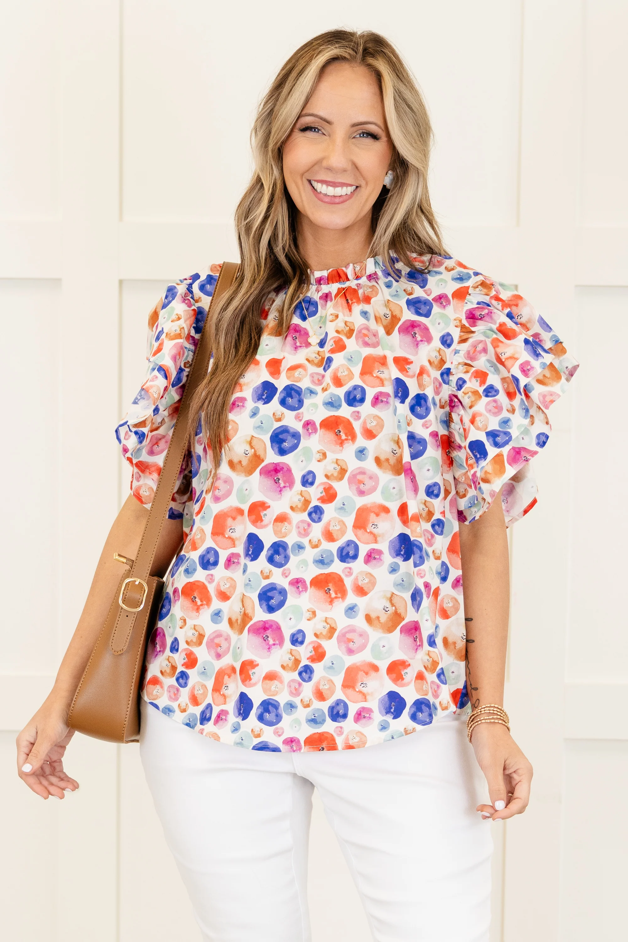 Dotting My I's Top, Multi - Weilaico