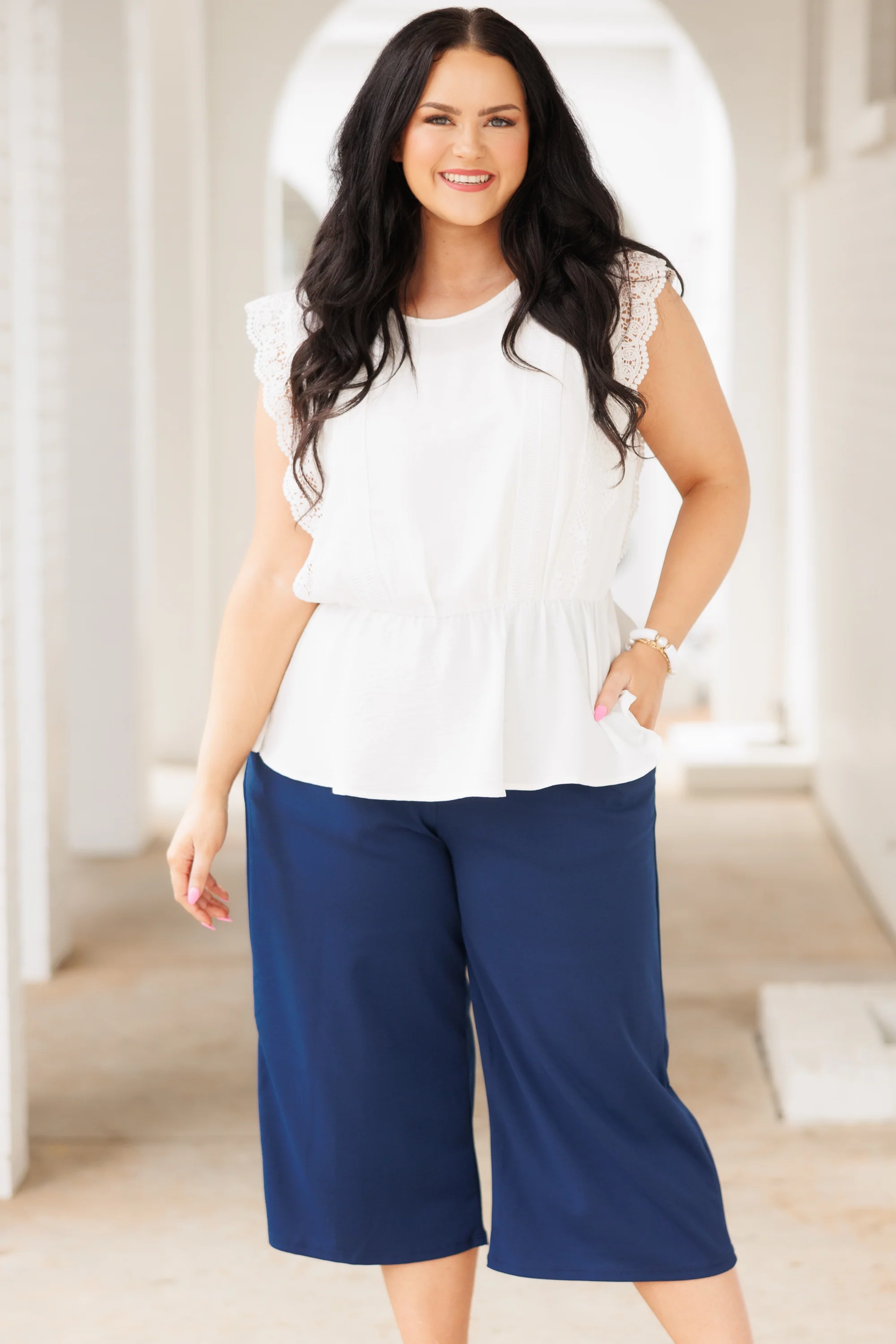 Say Less Pants, Navy - Weilaico