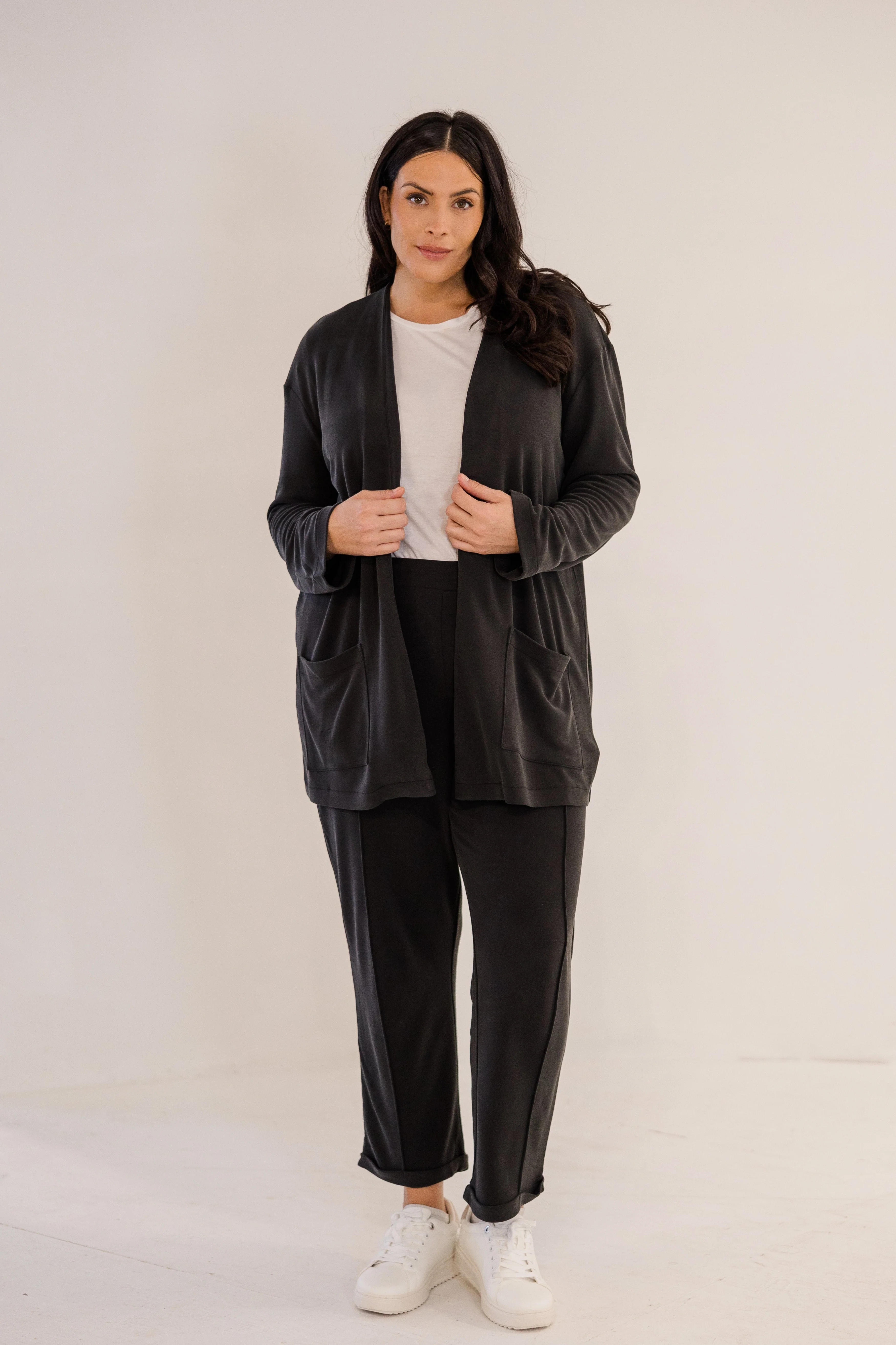 Lafayette Knit Jacket, Black - Weilaico