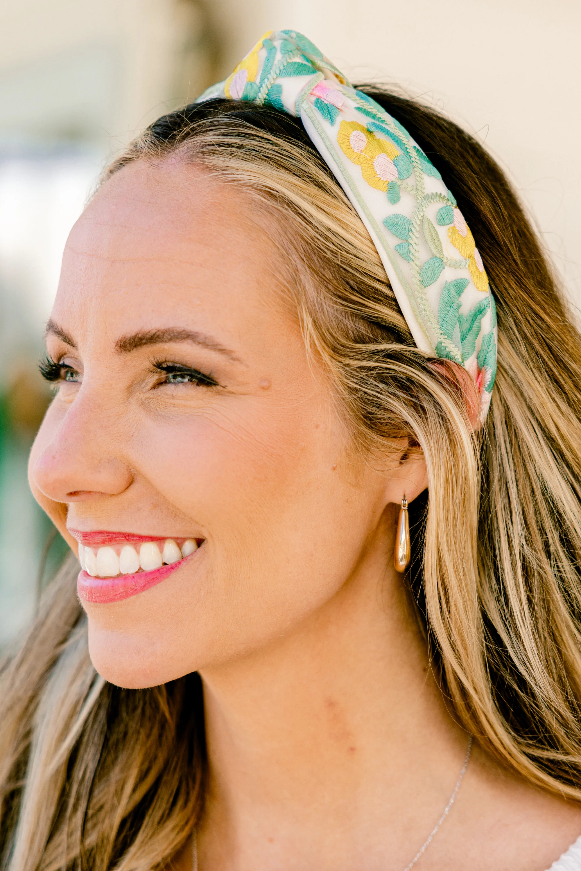 Lovely Bliss Headband, Teal - Weilaico