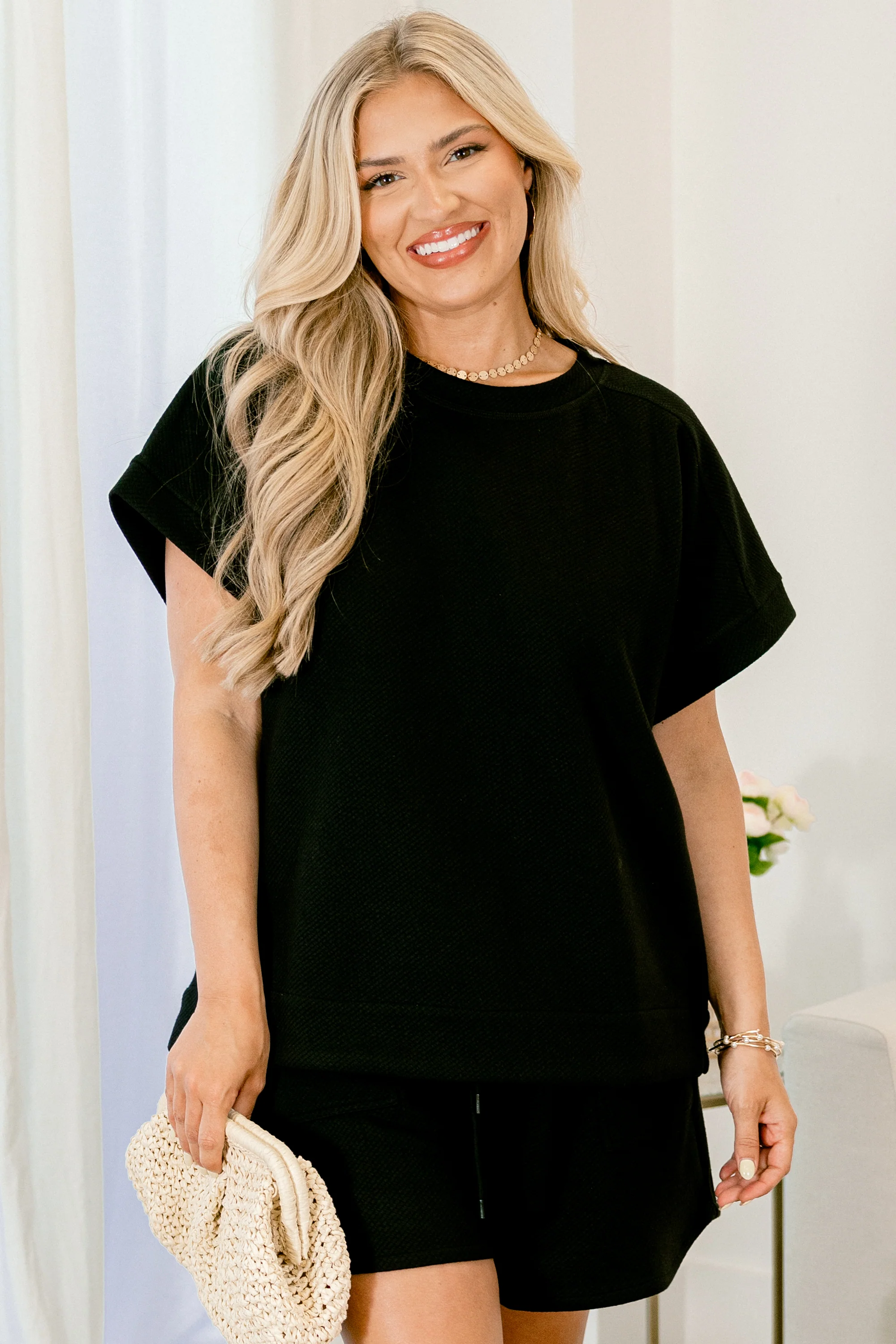 Always The Same Thing Top, Black - Weilaico