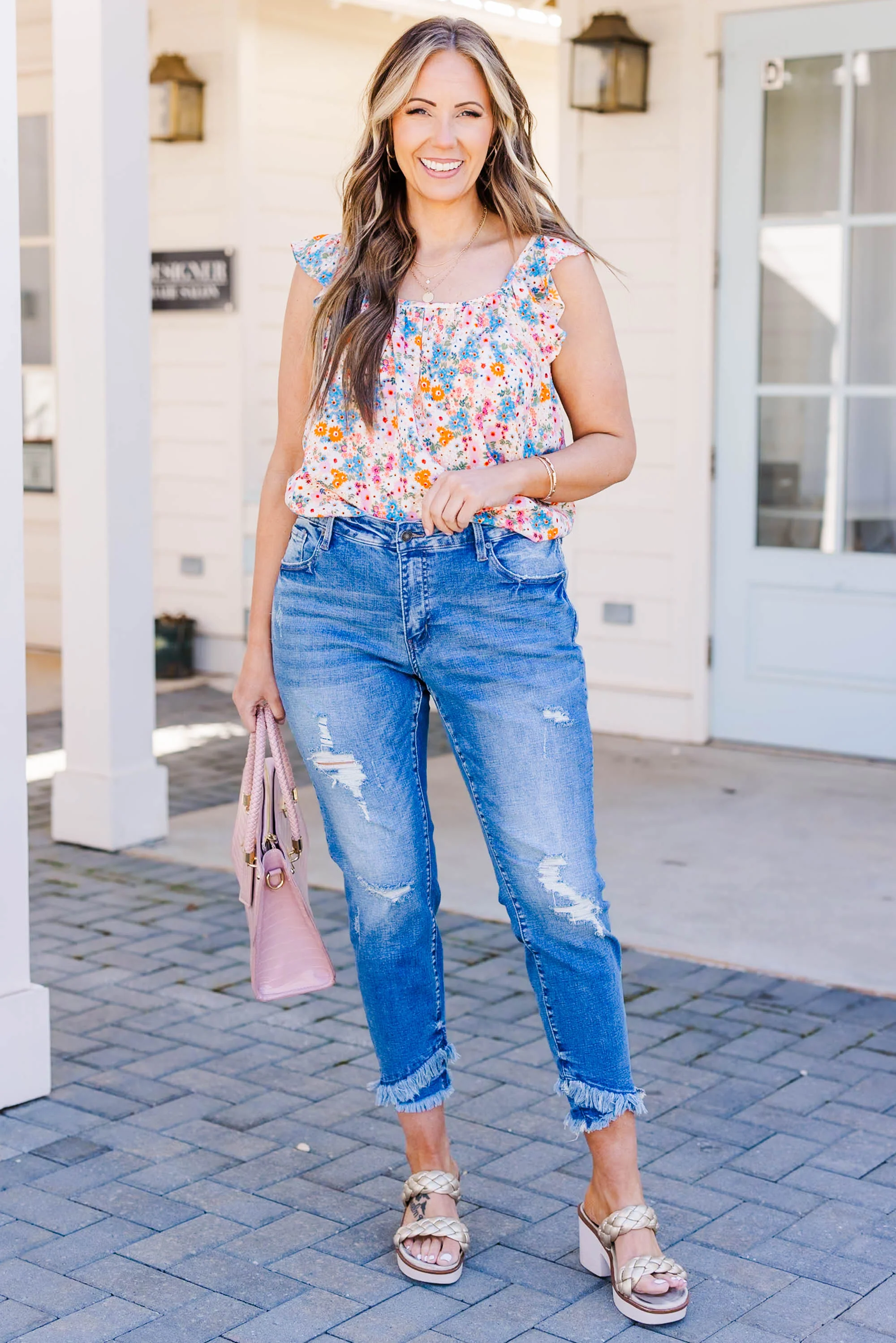 Everyday Marvel Jeans, Medium Wash - Weilaico