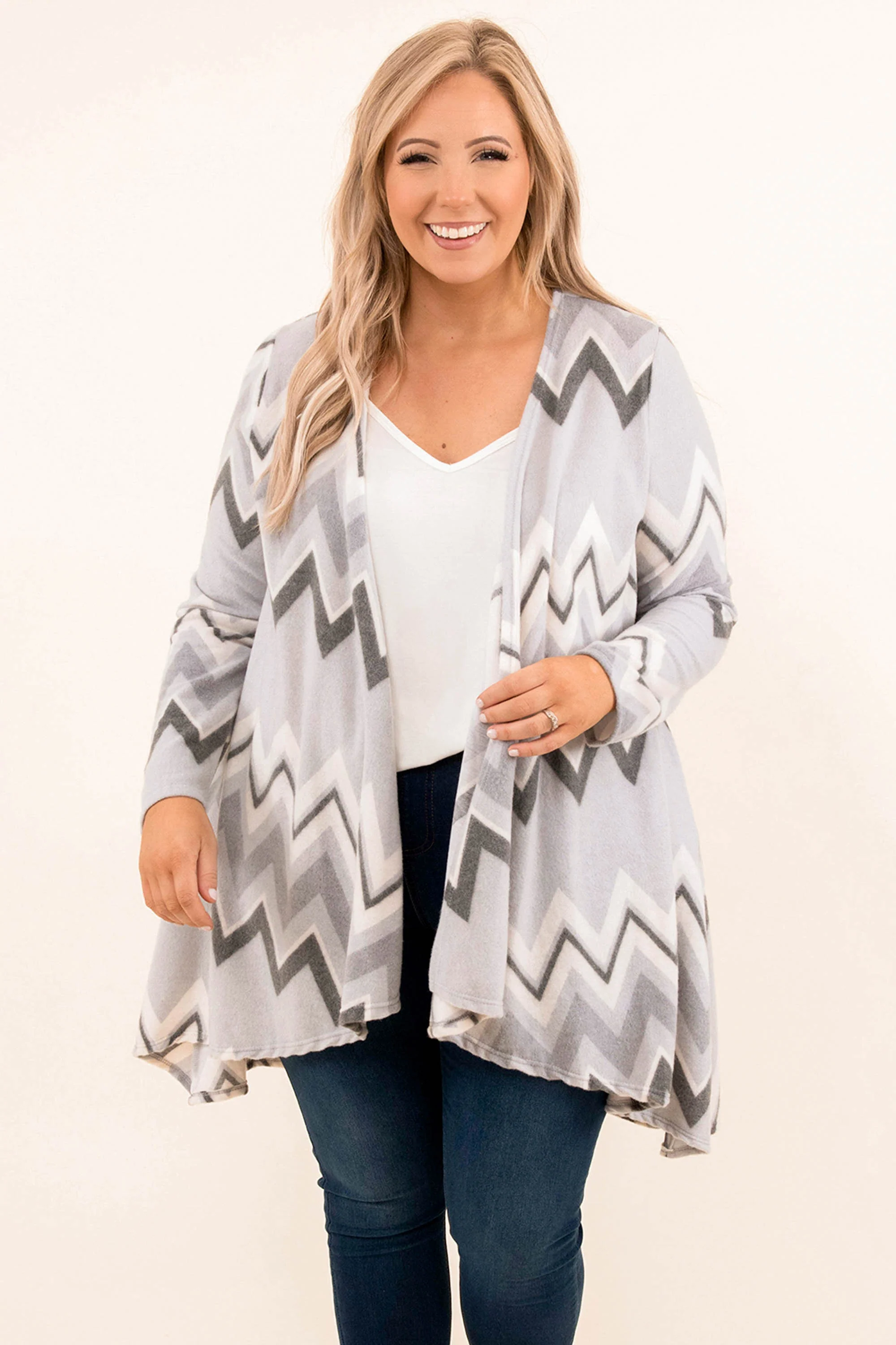 Promise One Thing Cardigan, Gray - Weilaico
