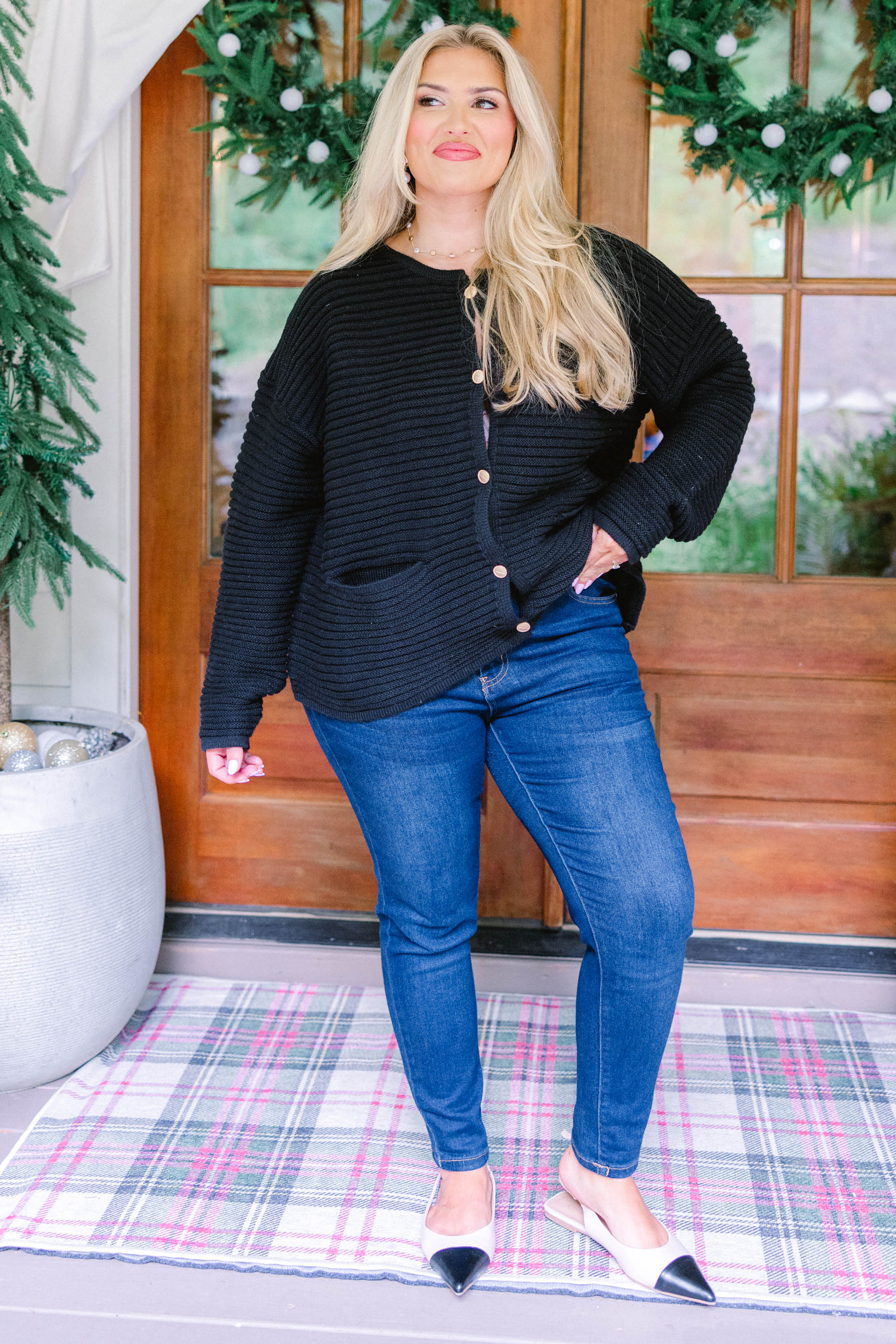 Path To Greatness Cardigan, Black - Weilaico
