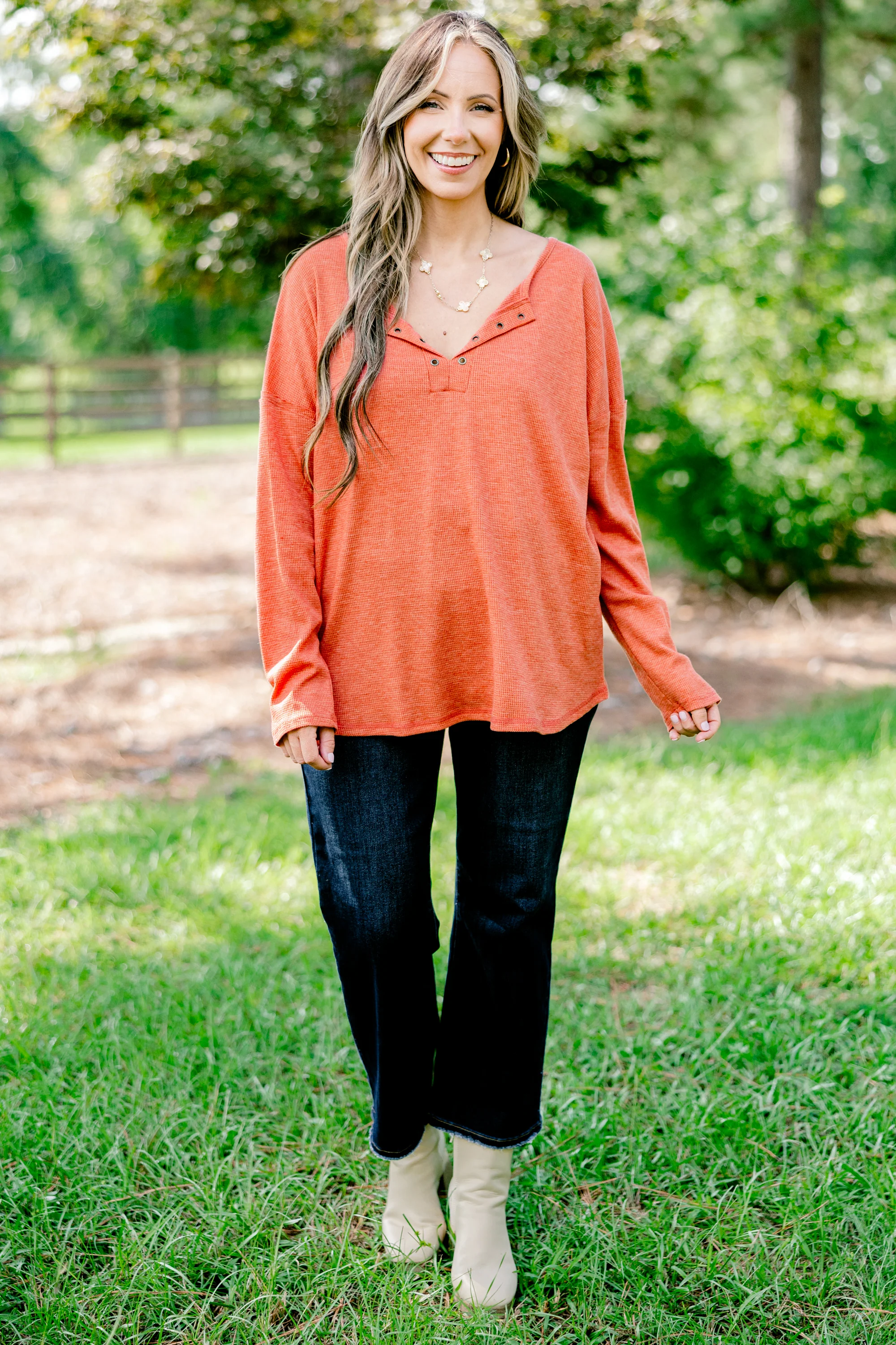 Loves It Top, Rust - Weilaico