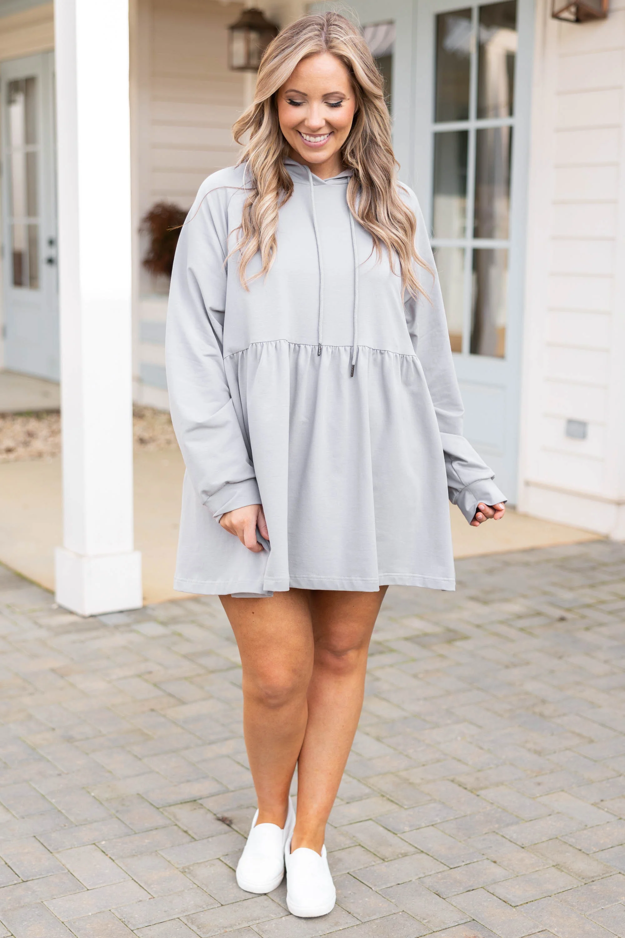 Only Passion Dress, Grey - Weilaico