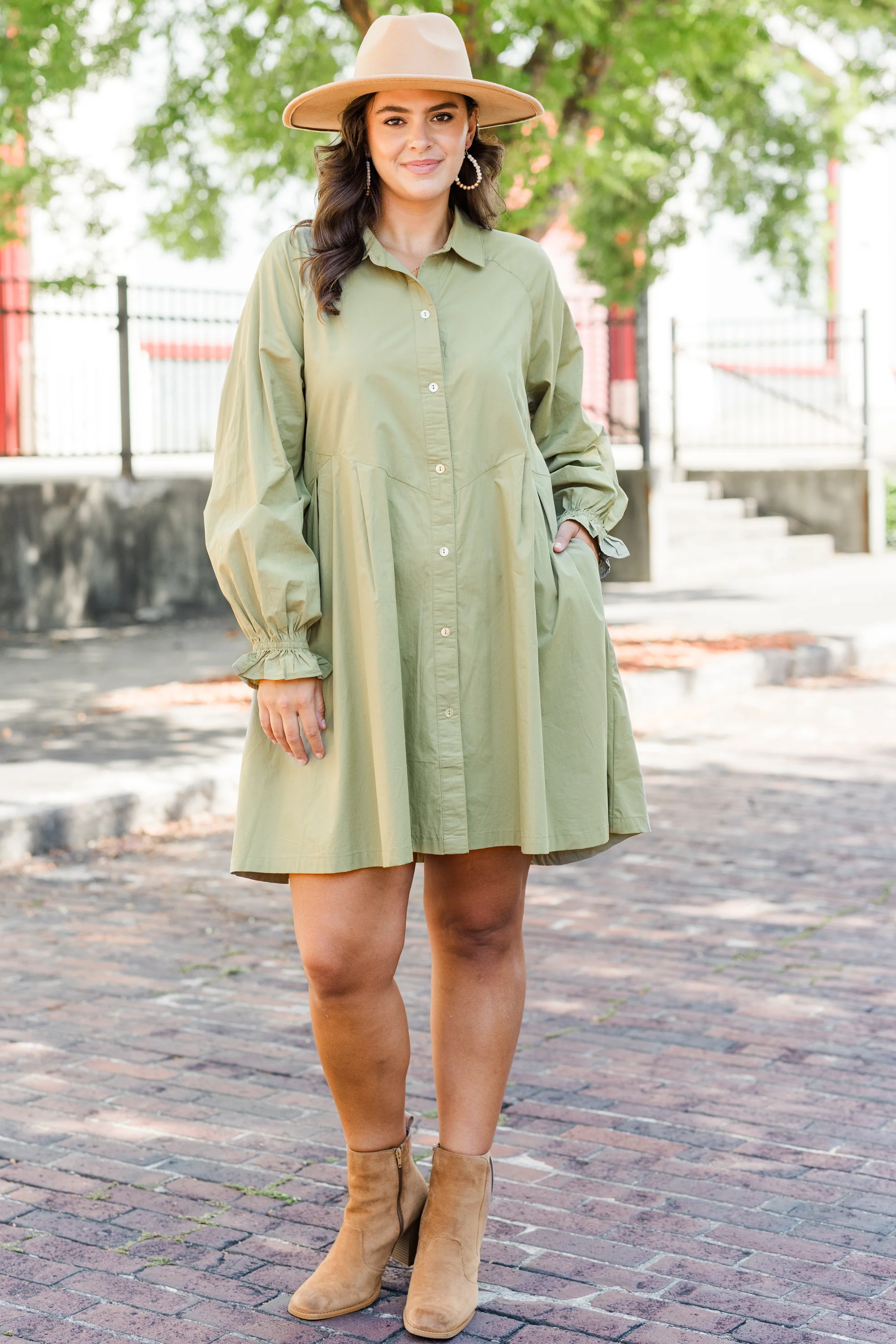 Never Change Dress, Leaf - Weilaico