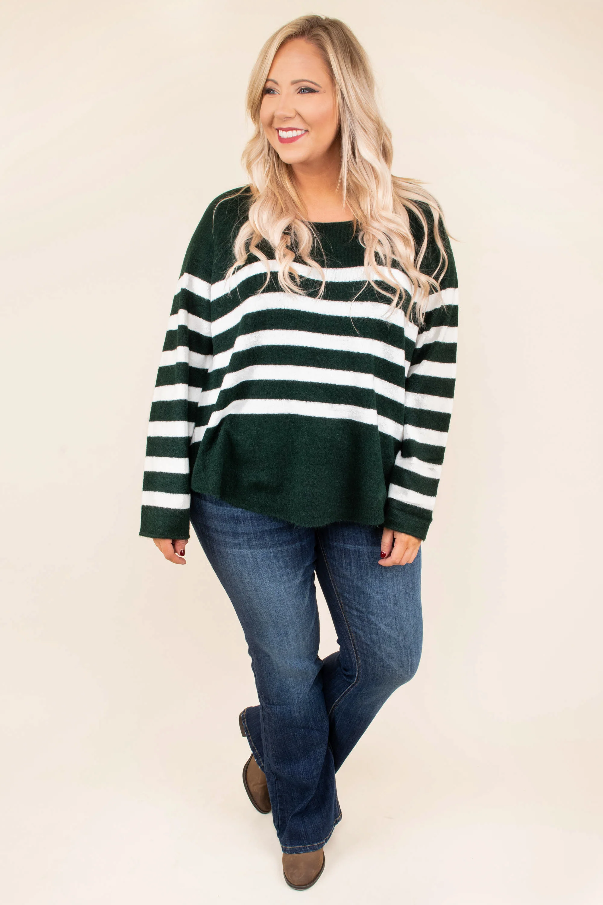 Stroll On The Boulevard Jeans, Dark Wash - Weilaico