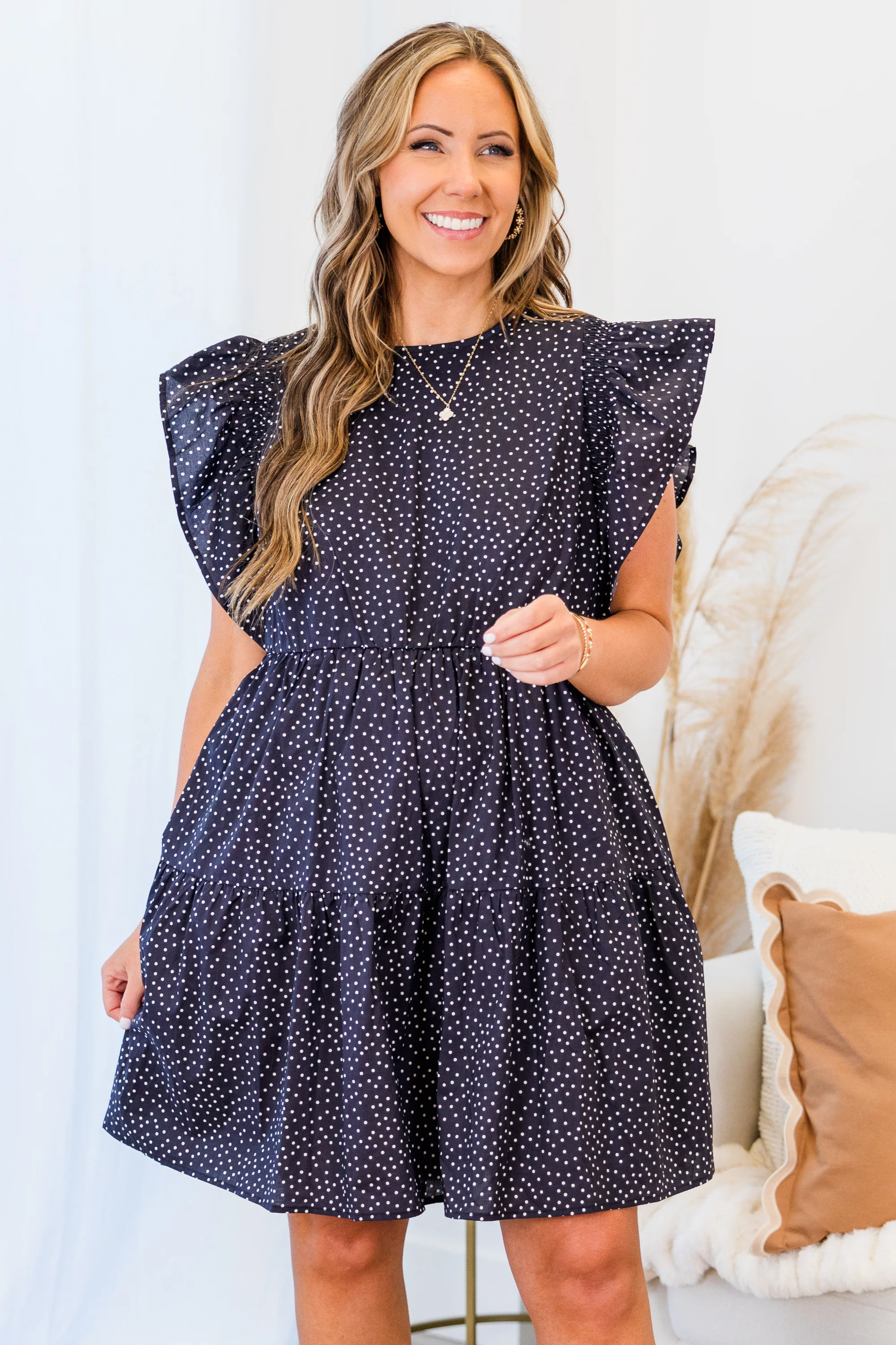 Manhattan Meeting Dress, Black - Weilaico