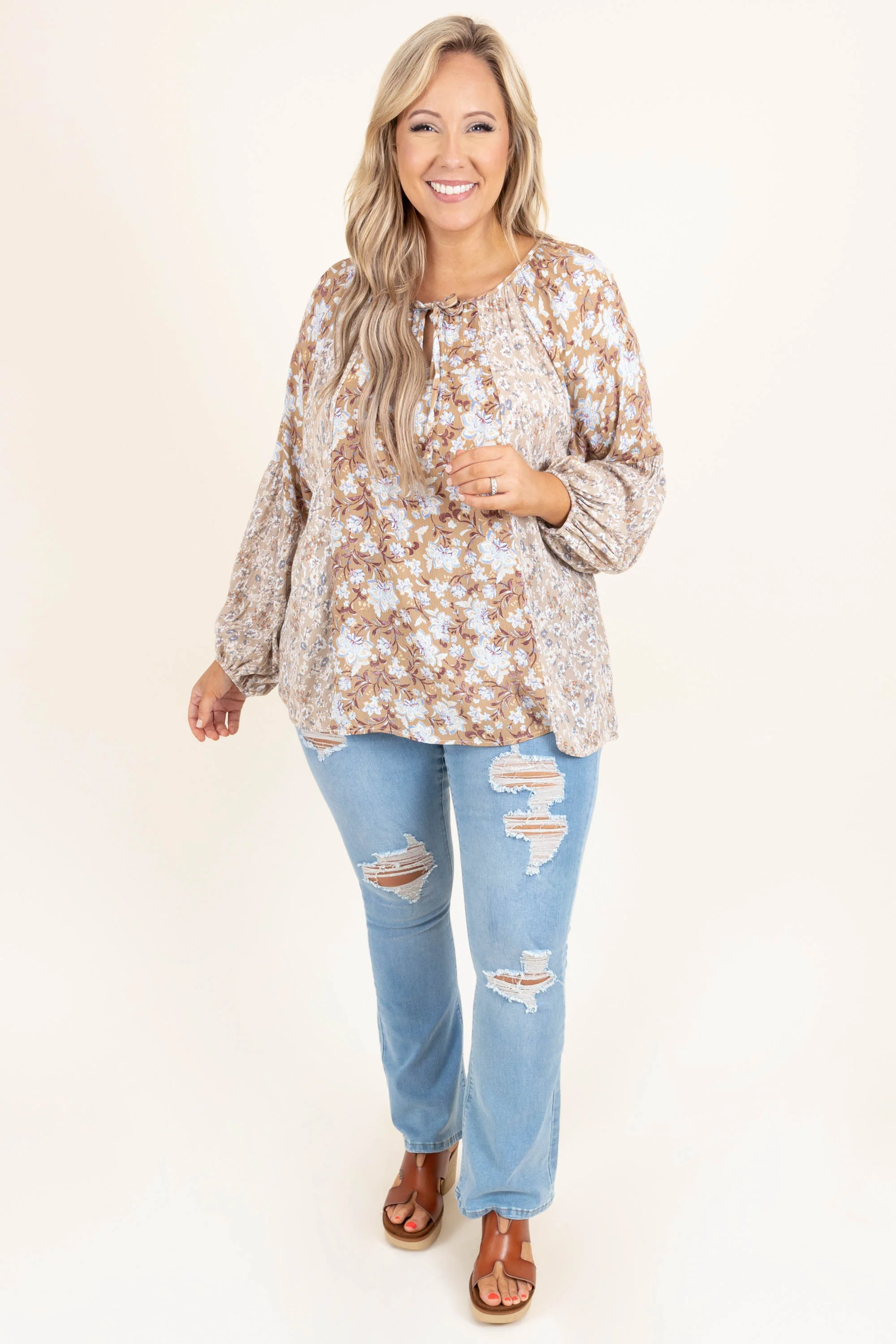 Country Girl Dreams Jeans, Light Wash - Weilaico