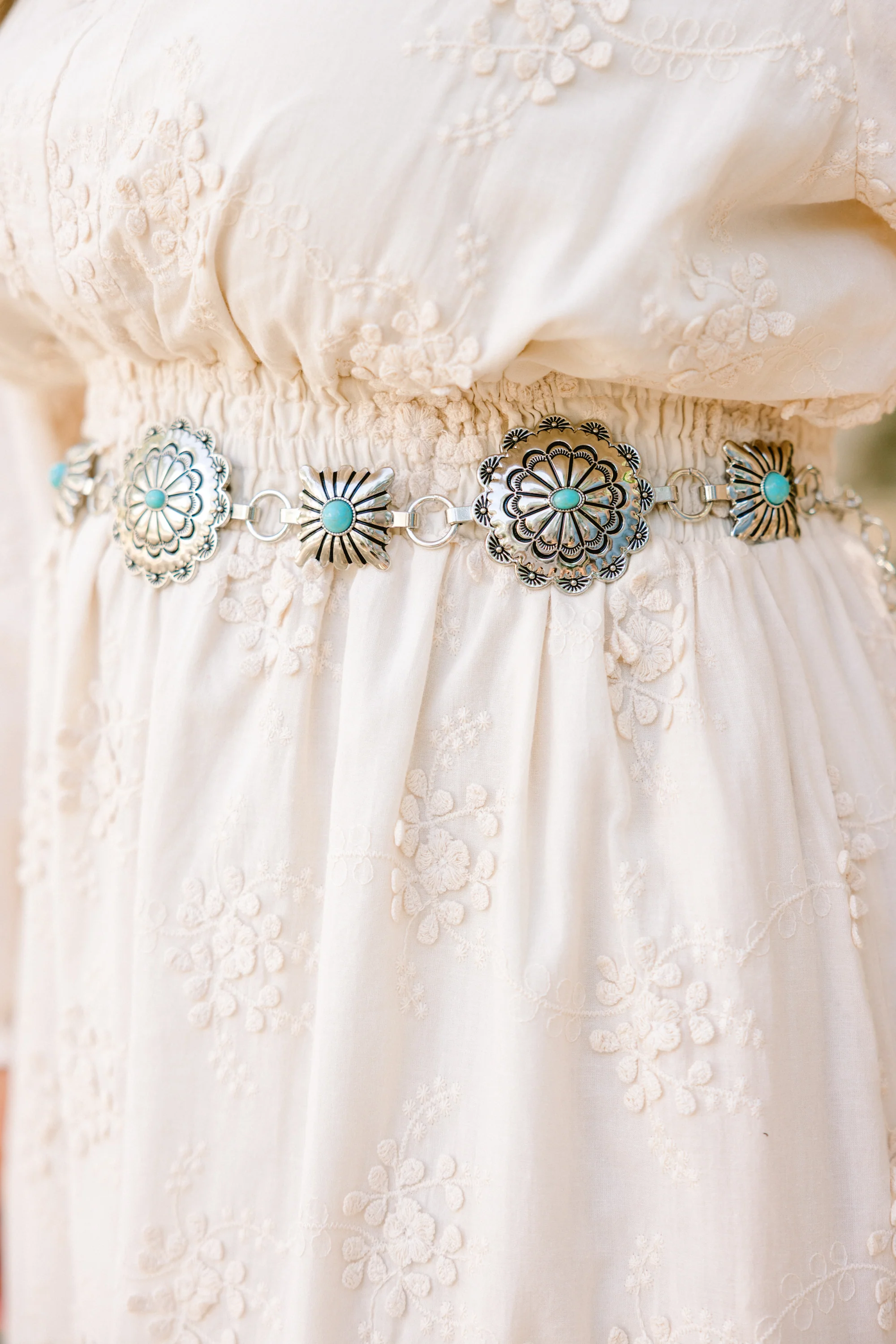 Sunset Saddle Belt, Silver - Weilaico