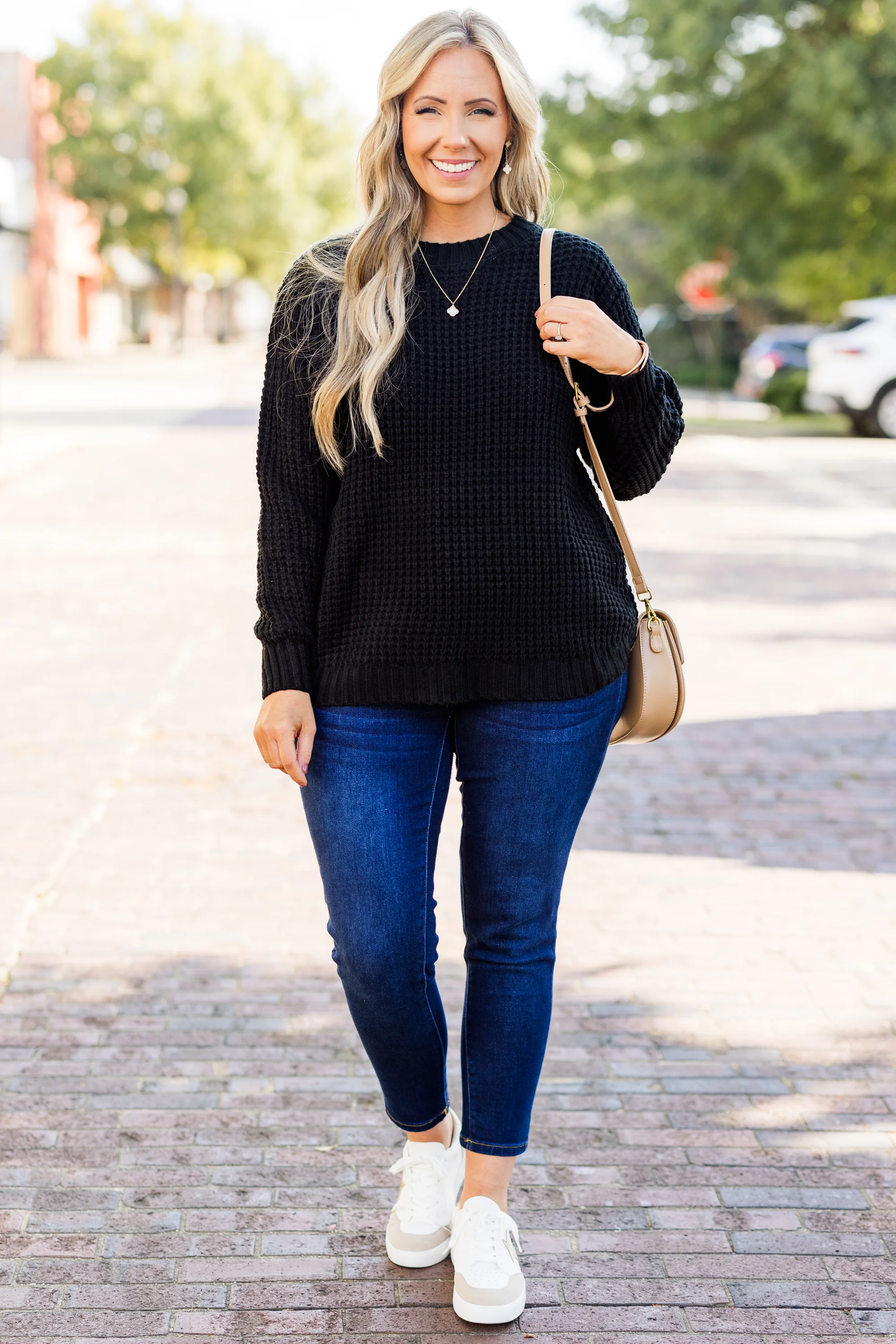 Everything We Loved Sweater, Black - Weilaico