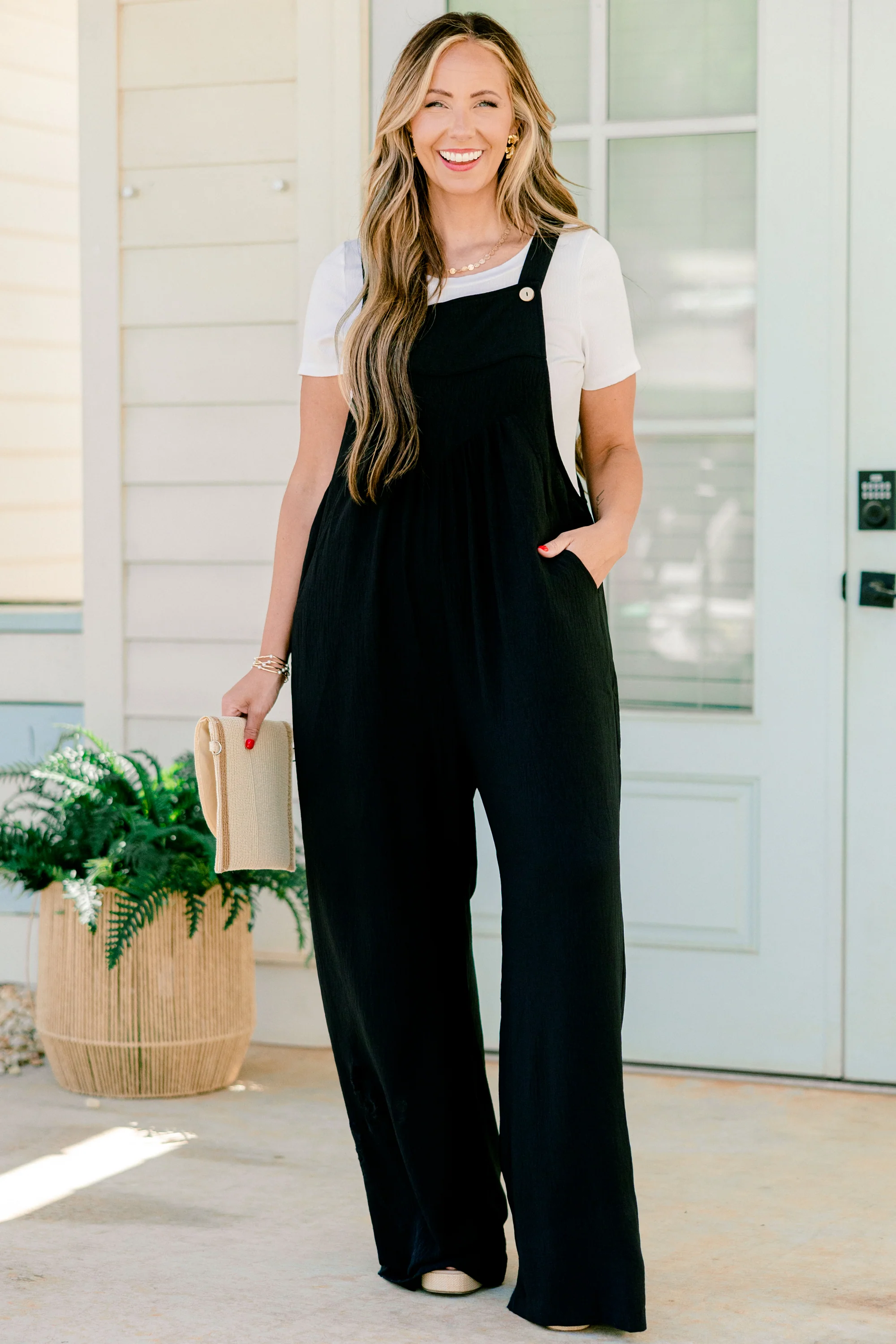 The Coolest Jumpsuit, Black - Weilaico