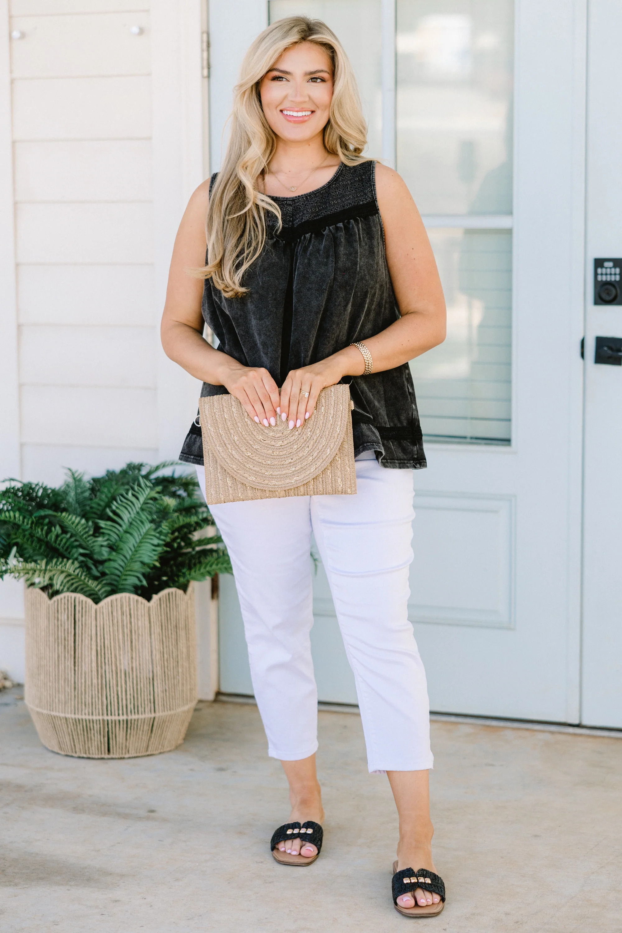 We'll Get Better Top, Black - Weilaico