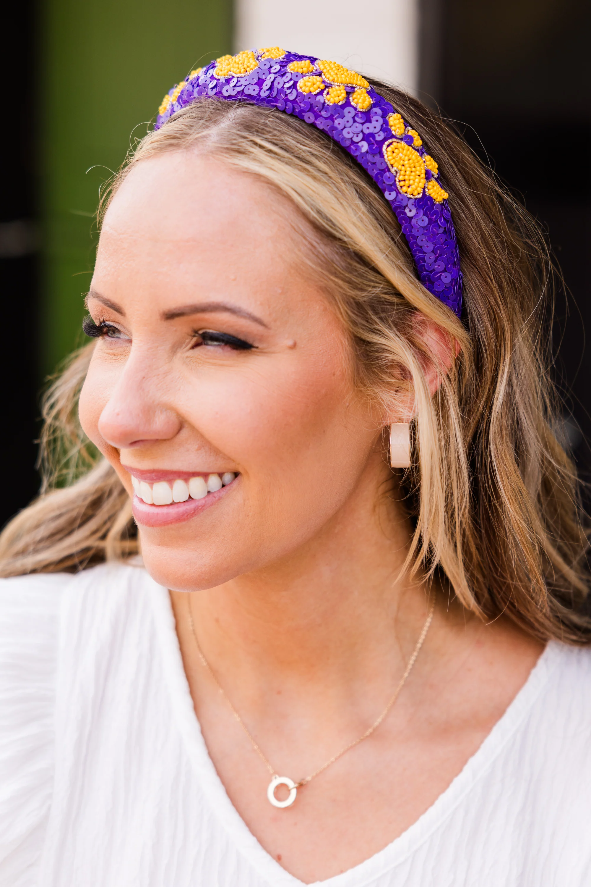 Paws In The Air Headband, Yellow - Weilaico