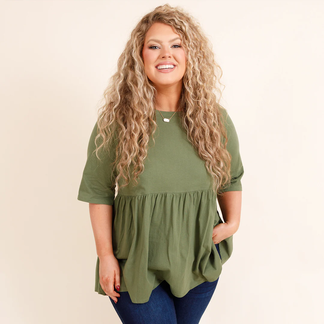 Fearless Soul Top, Ash Olive - Weilaico