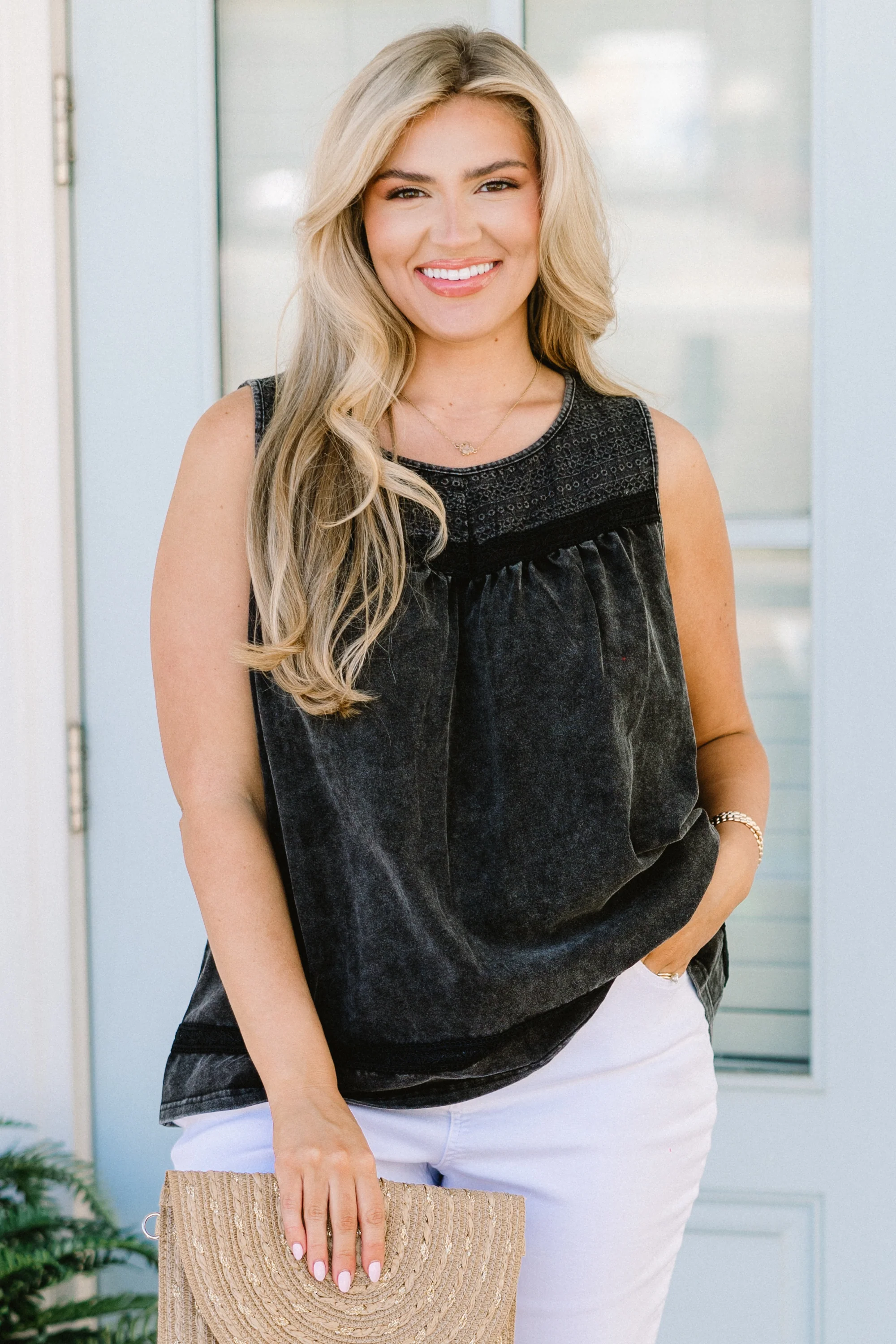 We'll Get Better Top, Black - Weilaico