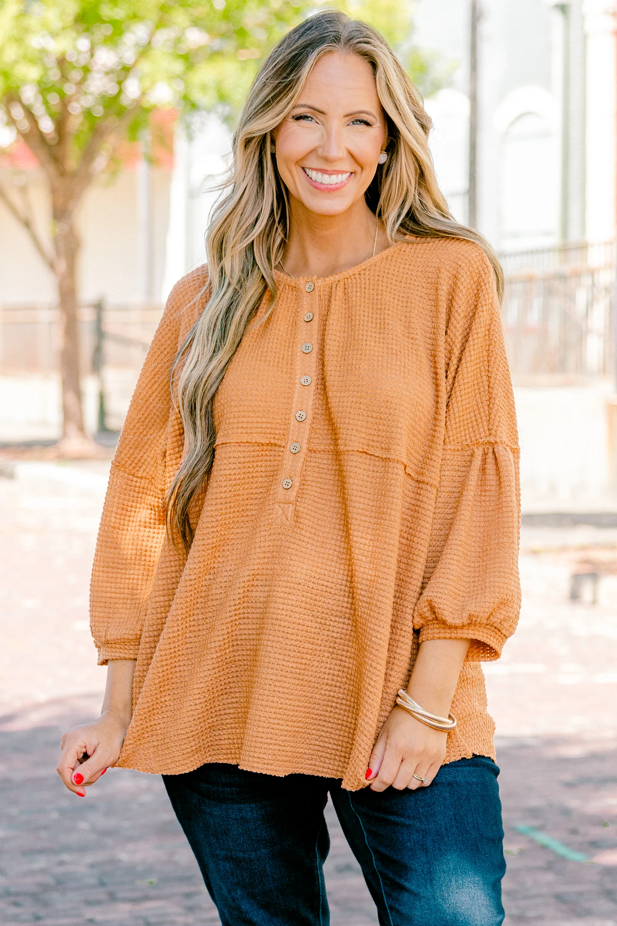 Eternal Embrace Top, Rust - Weilaico