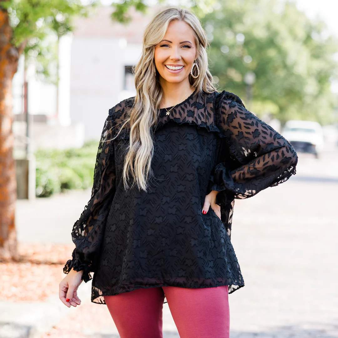 Check Yourself Top, Black - Weilaico