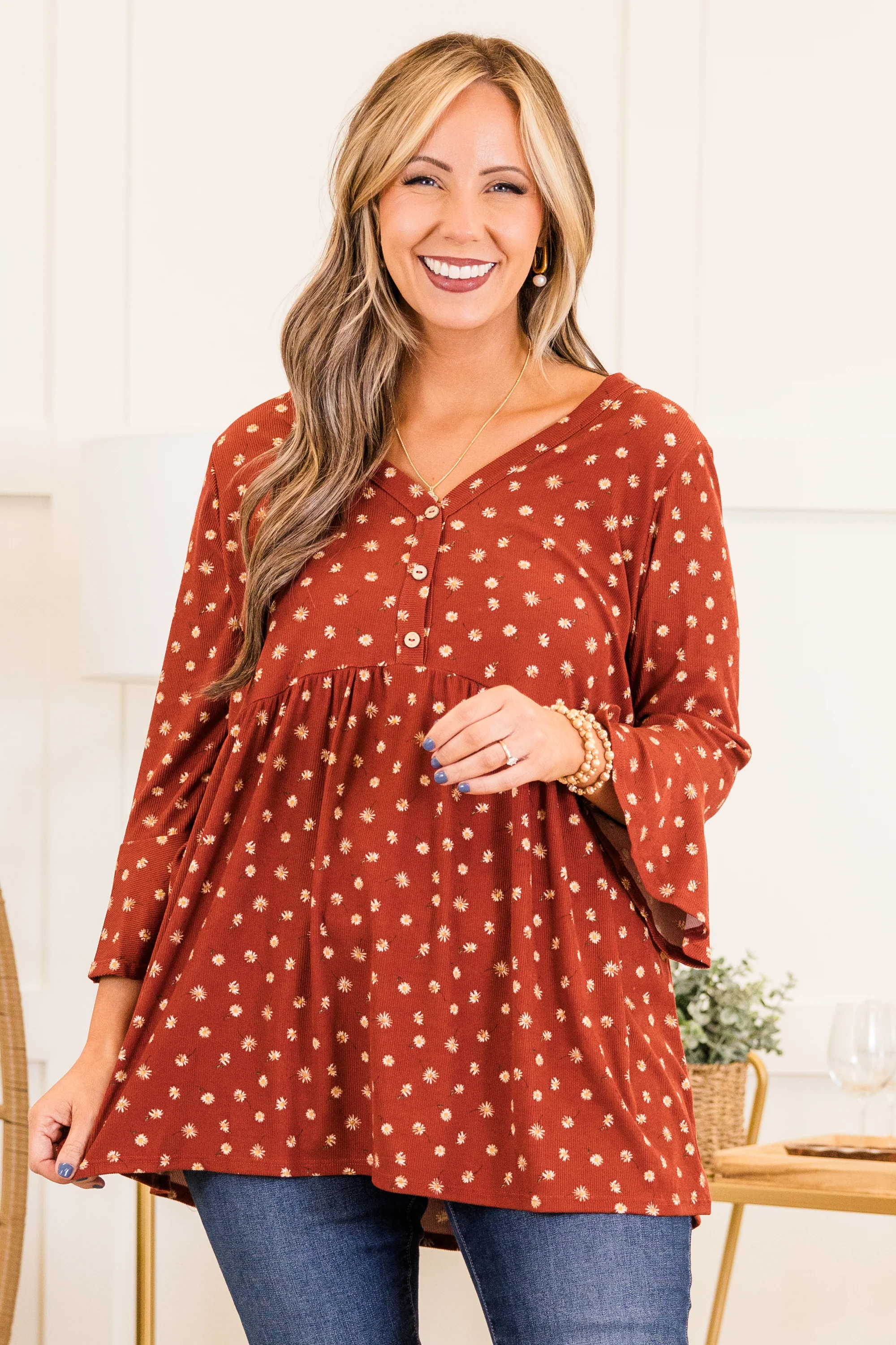 The Chance I'm Taking Top, Brown - Weilaico