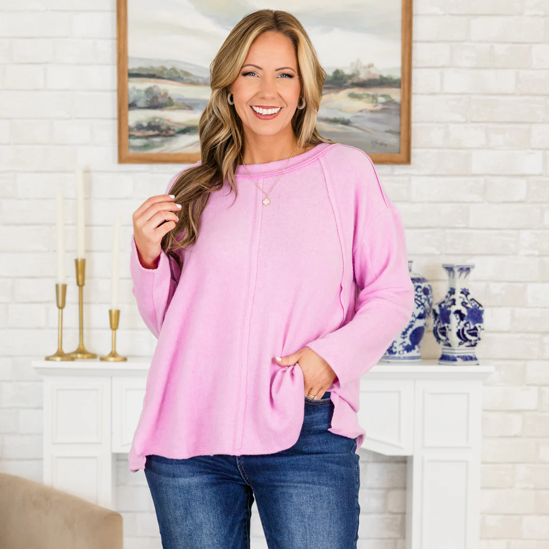 Perfect Weekend Top, Mauve - Weilaico