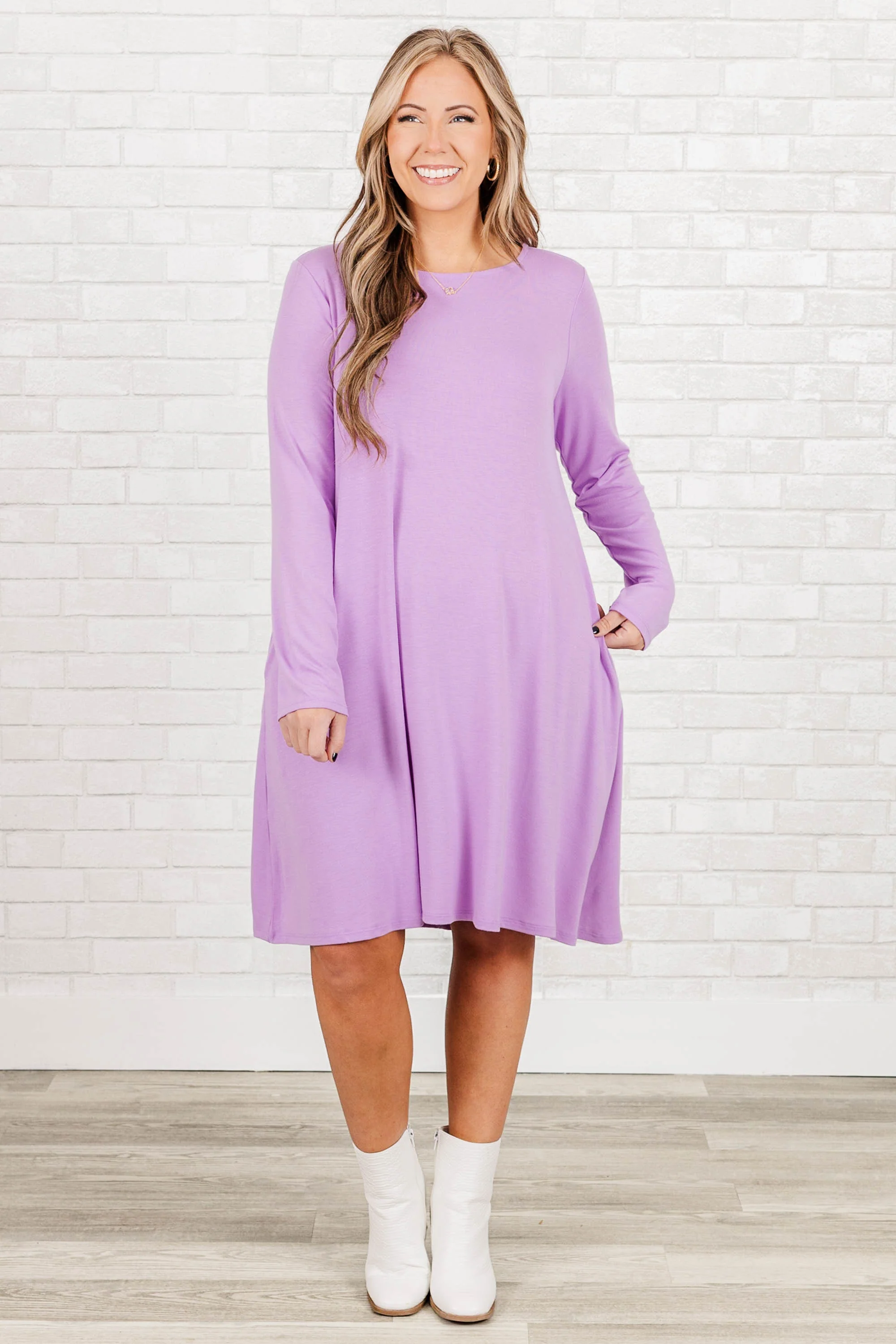 The Last Chance Dress, Bright Lavender - Weilaico