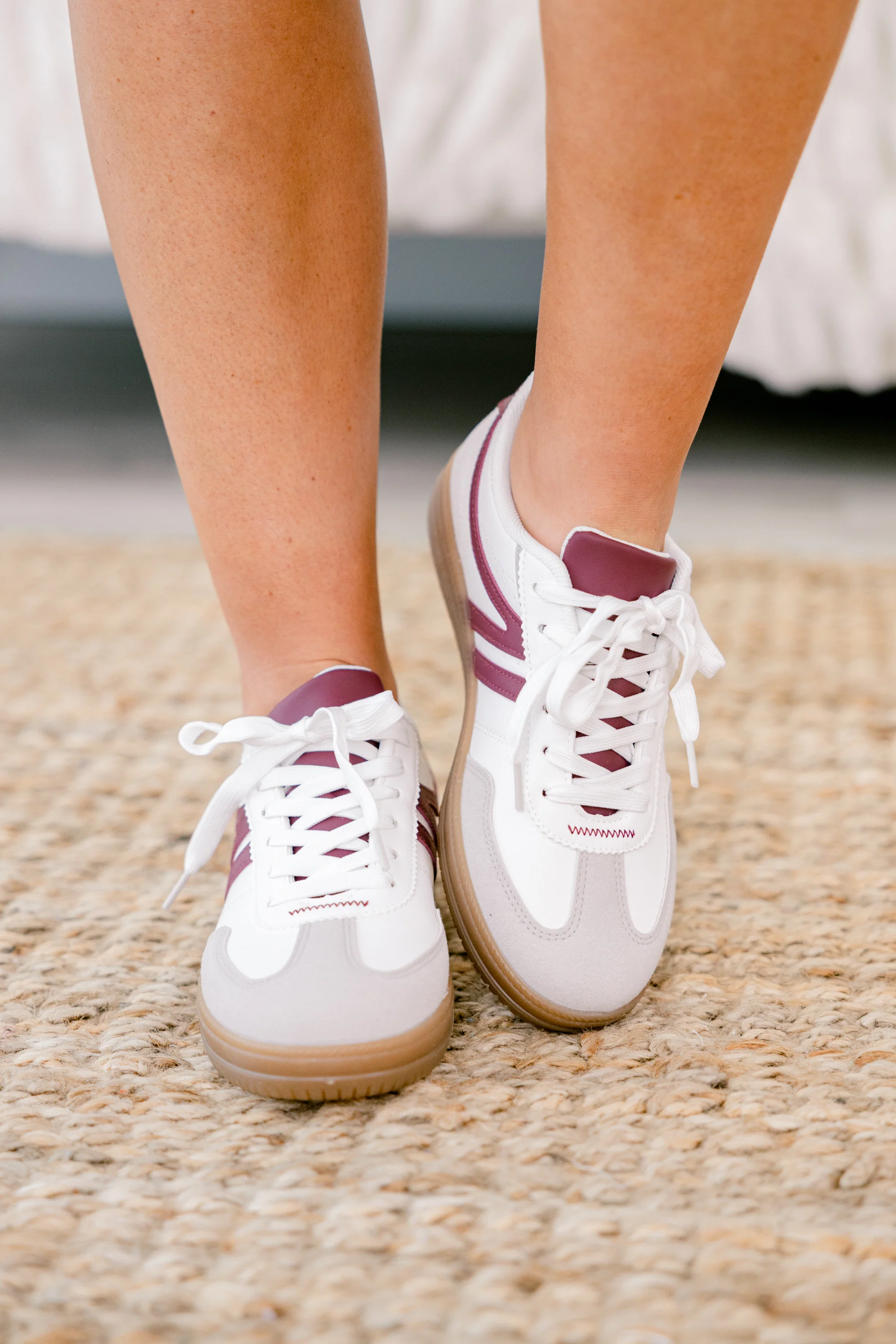 Running The Show Sneakers, Red - Weilaico