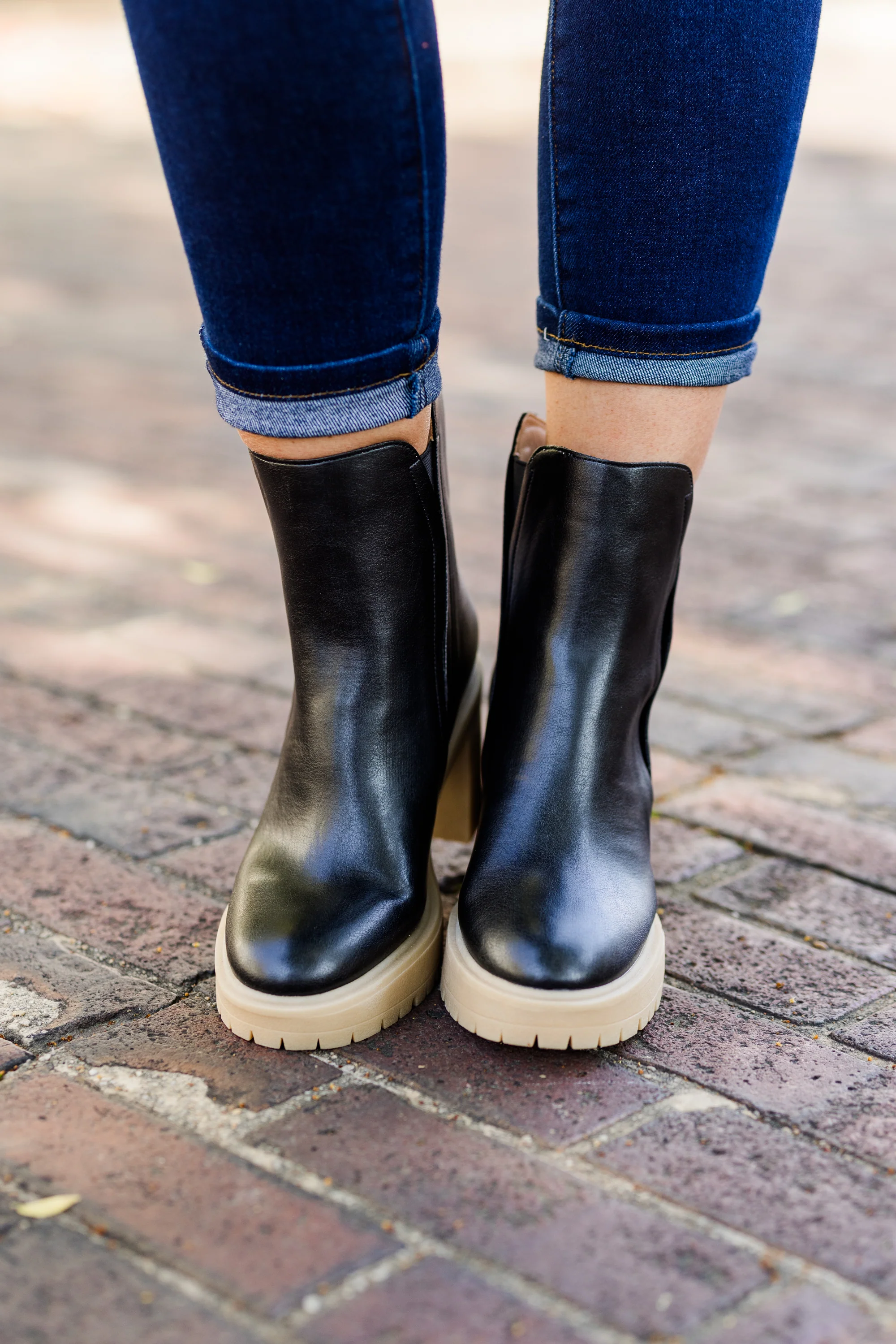 Go My Own Way Booties, Black - Weilaico