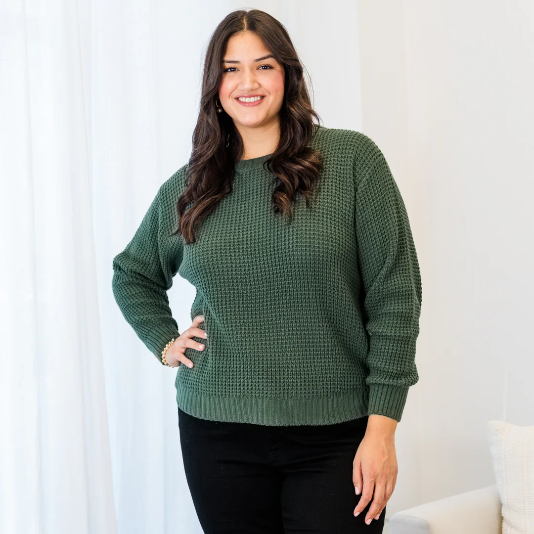 Breezy Weather Sweater, Ash Jade - Weilaico