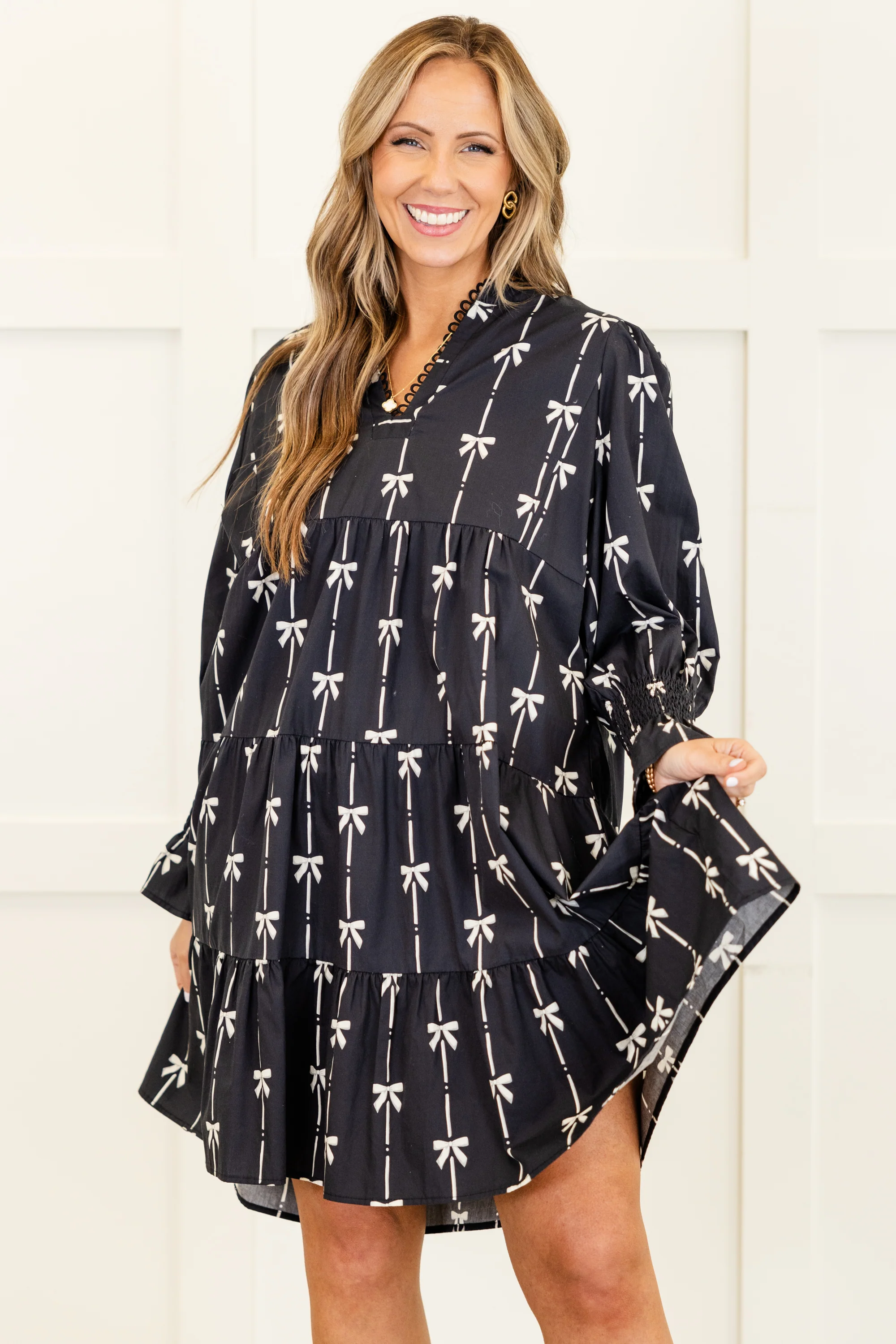 Infinite Allure Dress, Black - Weilaico