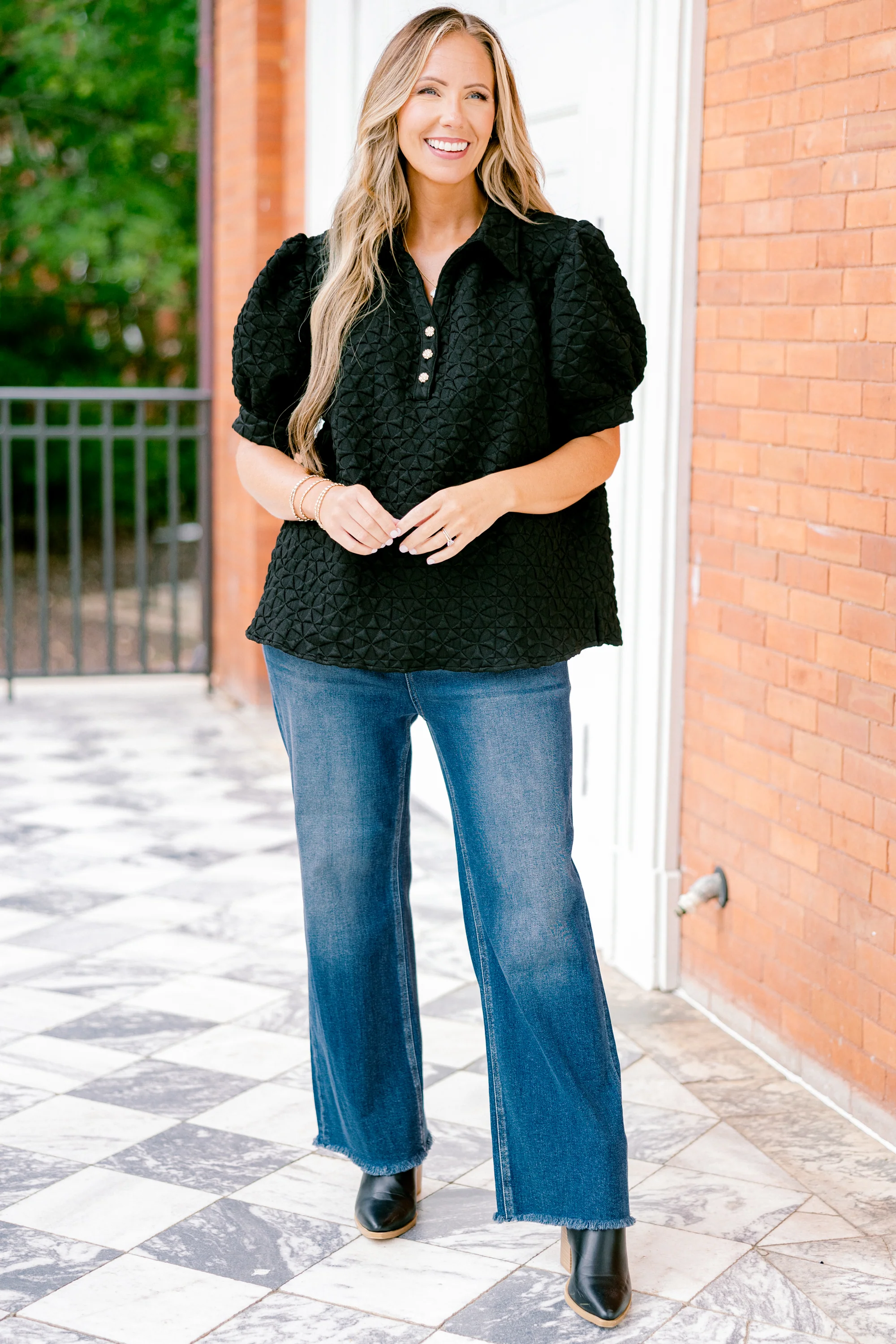 Bigger Plans Top, Black - Weilaico