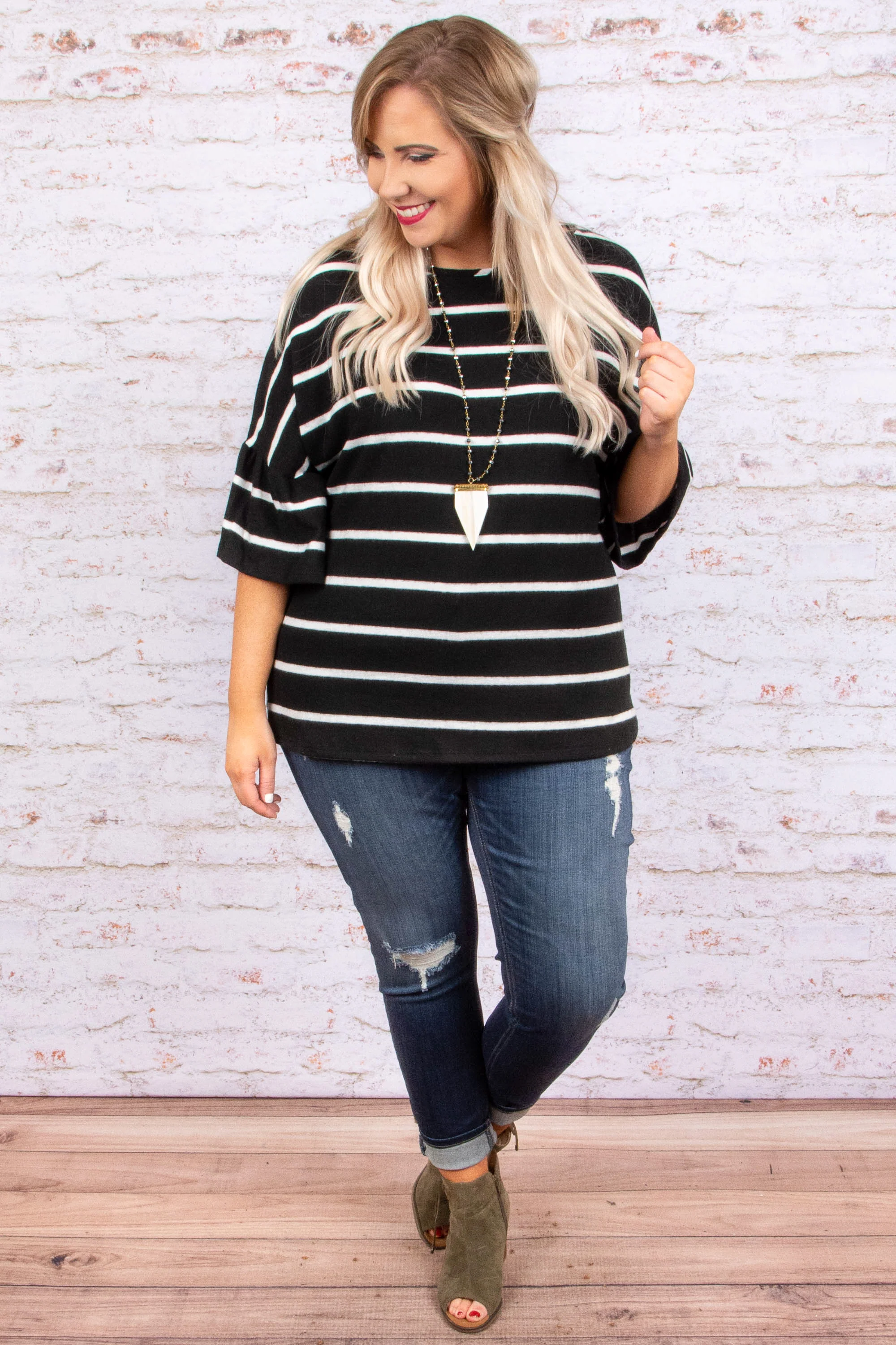 Material Girl Jeans, Dark Wash - Weilaico