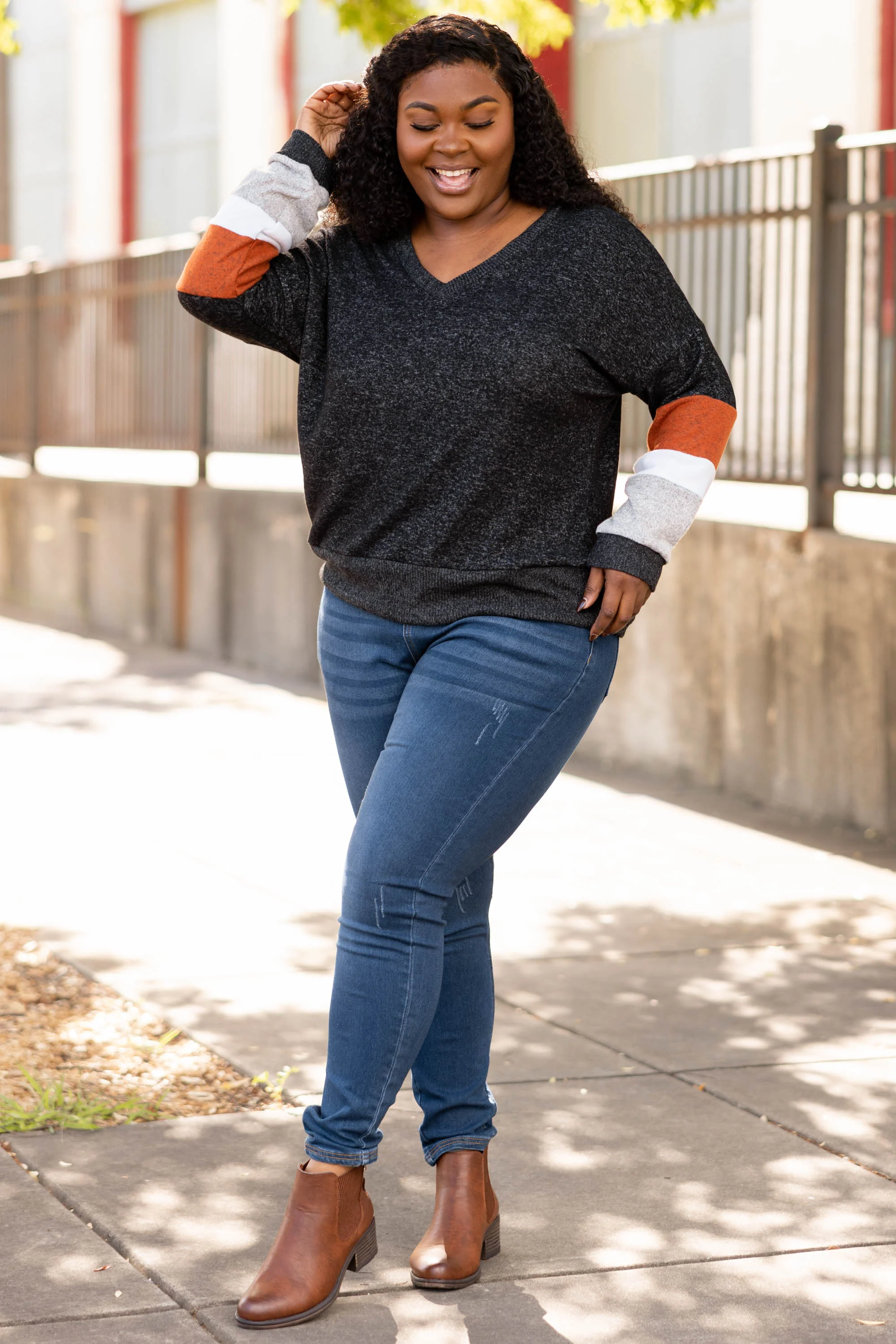 All Ready To Go Top, Black - Weilaico